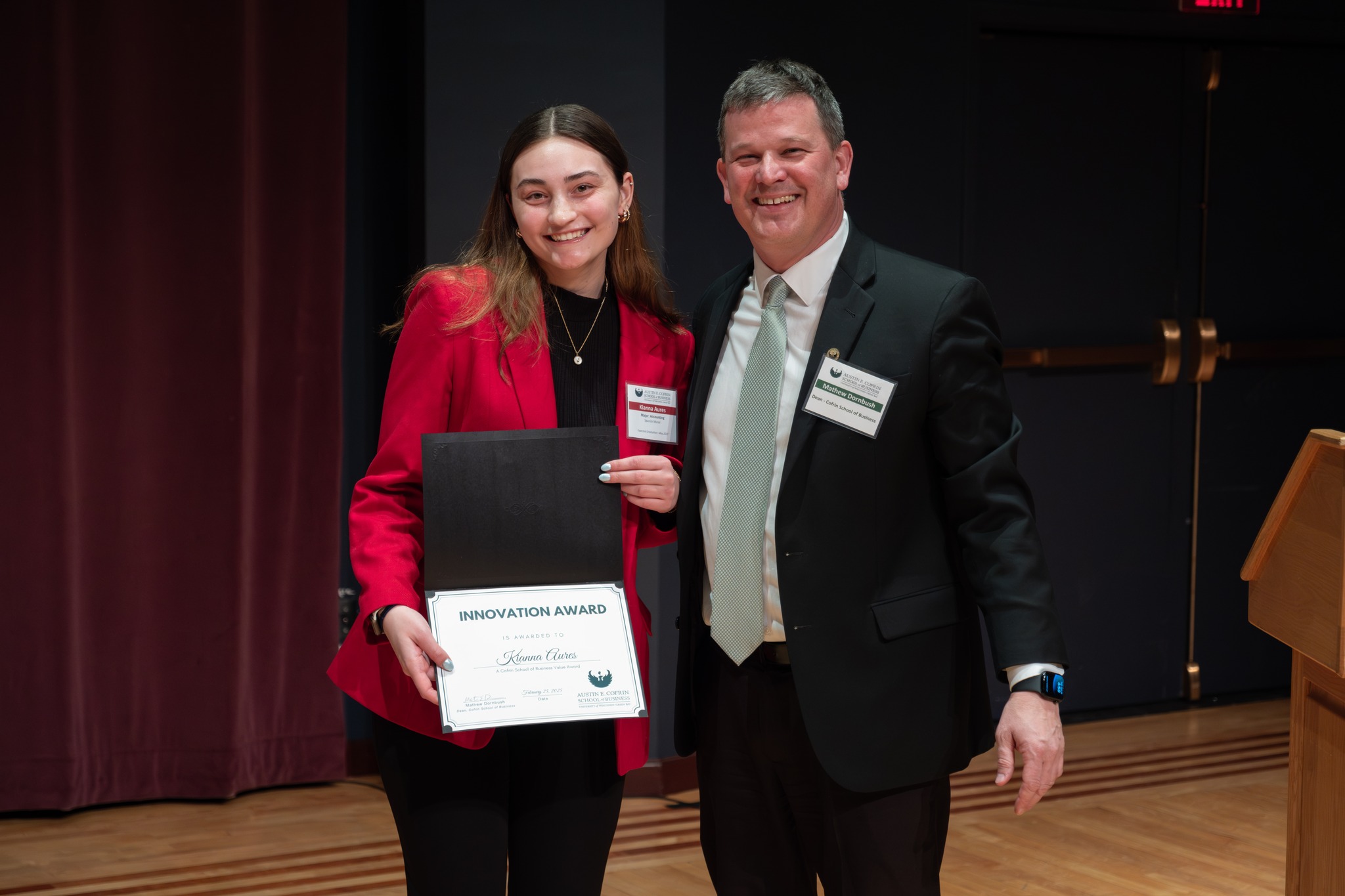UWGB - Congratulations Kianna Aures for being awarded the Innovation ...