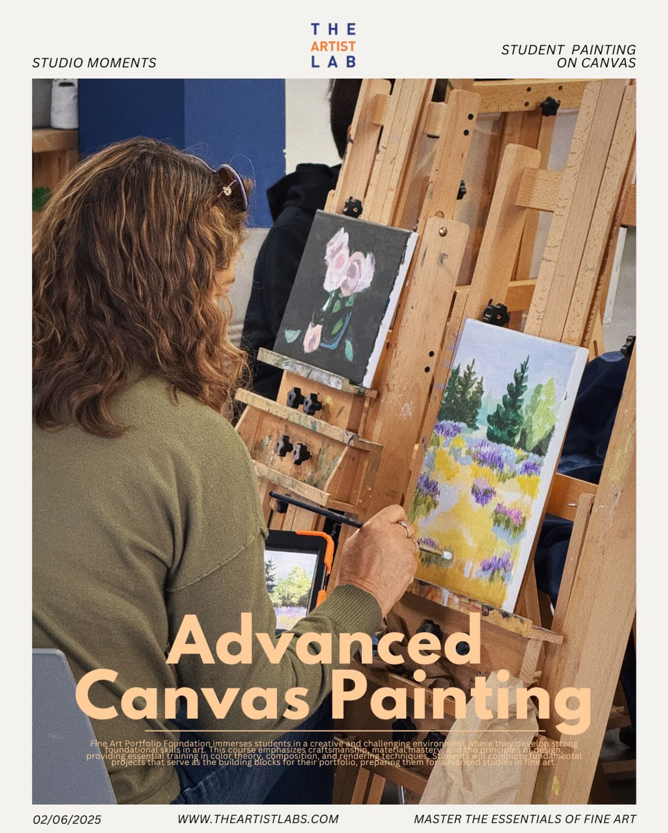 The Artist Lab - 🔹 👩‍🎨 Studio Moments | Advanced Canvas... | Facebook