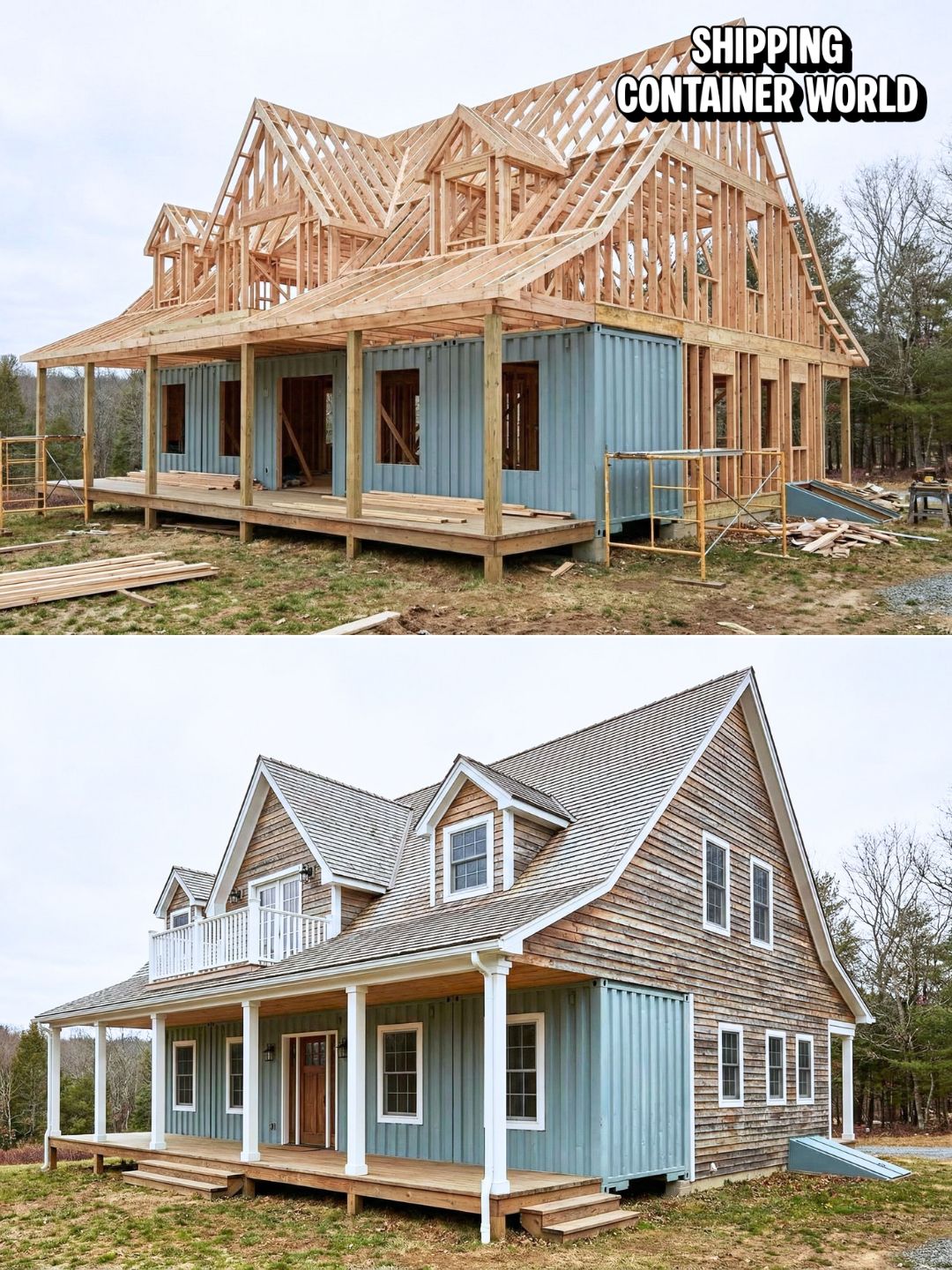 Shipping - Wait... That Massive House Uses Just ONE Container?! Instead ...