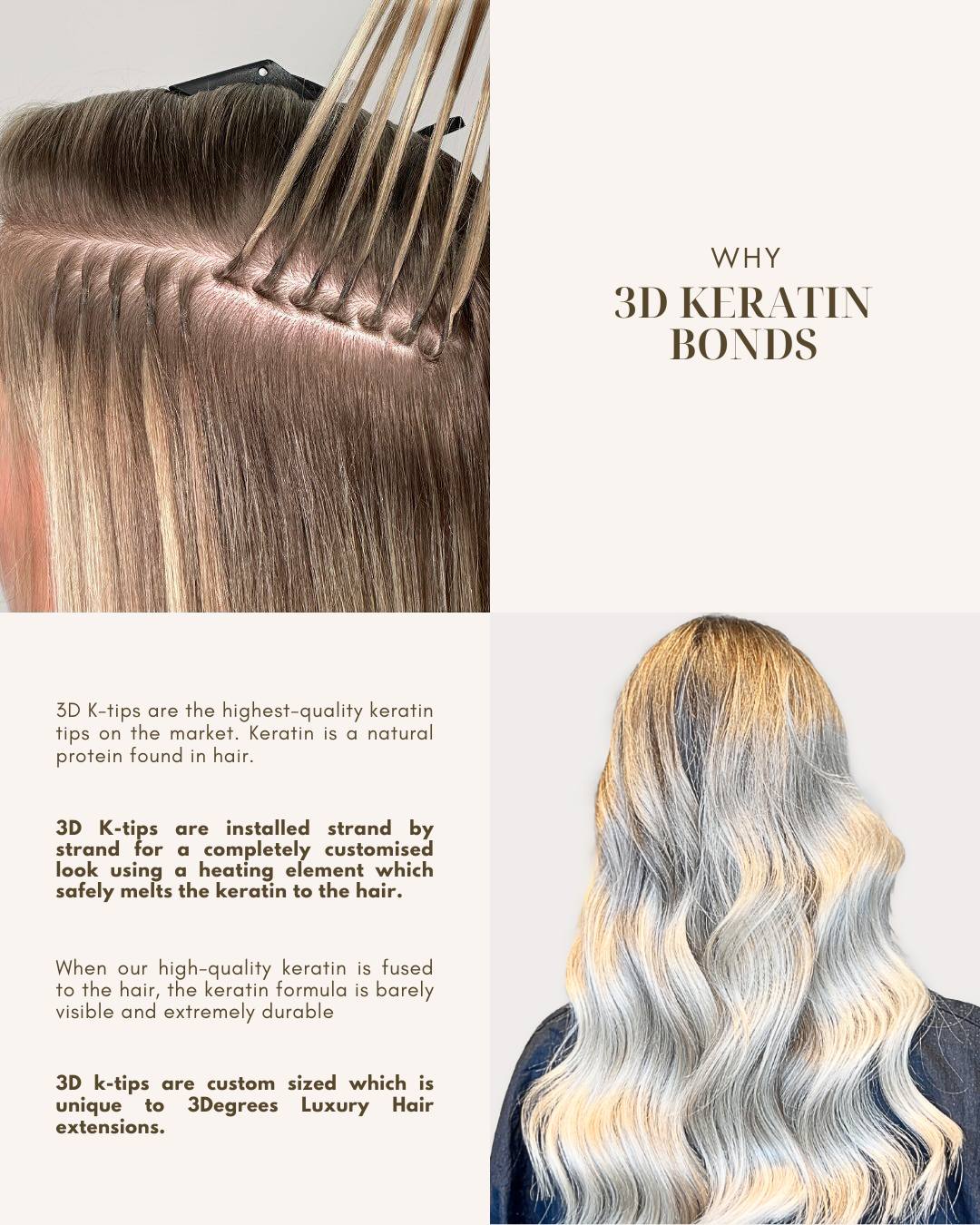 3 Degrees - Why 3D K-Tips? Upgrade your hair game with 3 Degrees 3D K ...