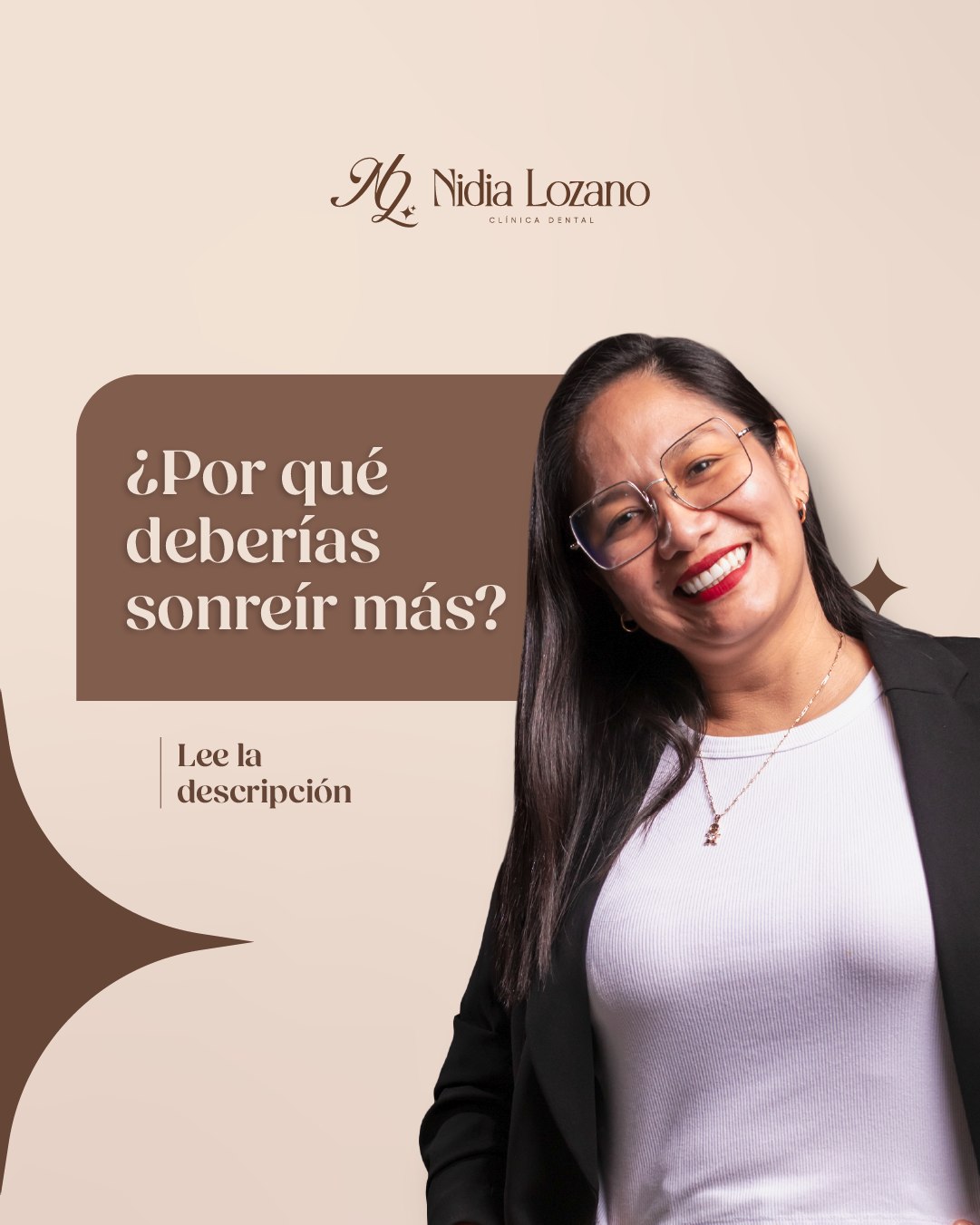 Dra. - 😊 ¡SONRÍE MÁS Y VIVE MEJOR! 😊 Tu sonrisa tiene el poder de ...