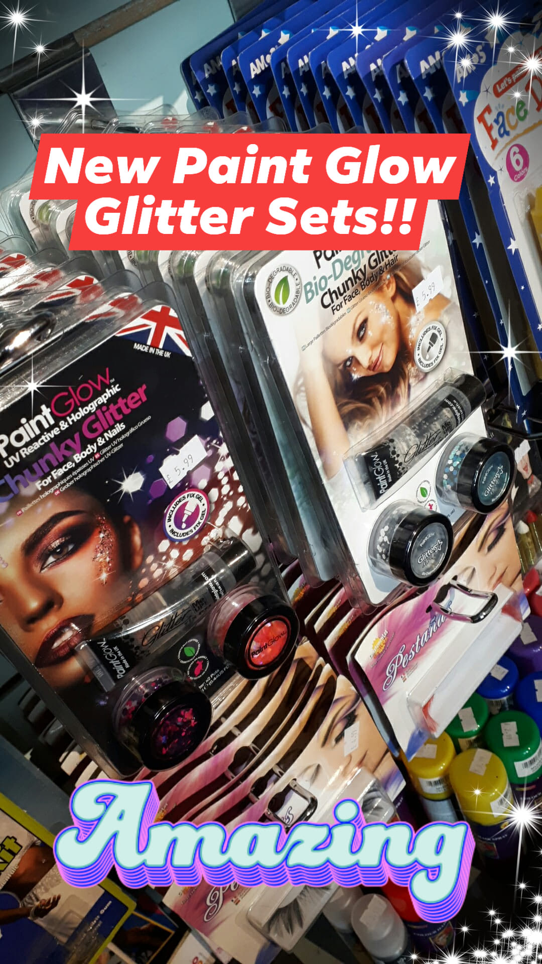 Pageant Party - New Paint Glow Glitter sets!! #paintglow...