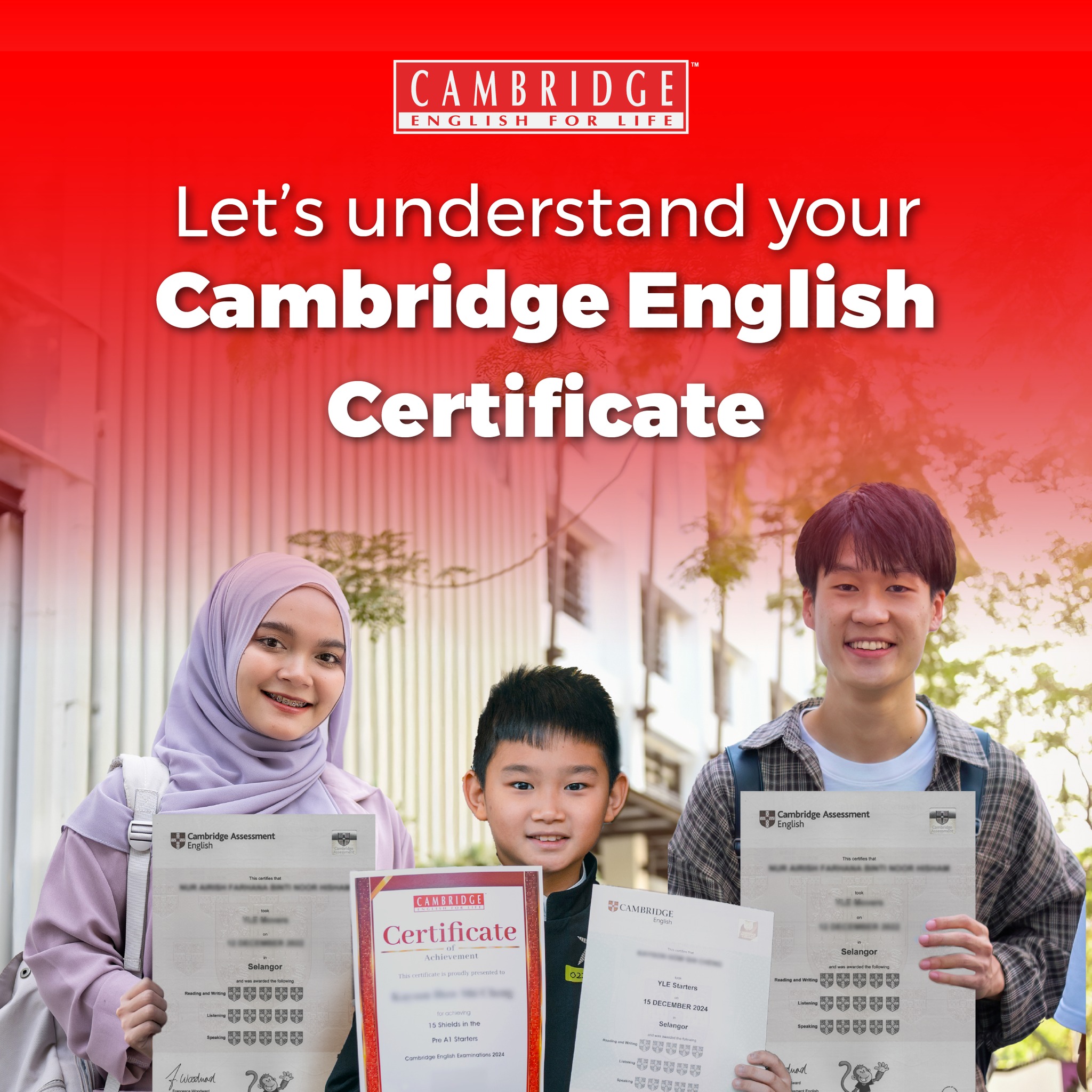 🎓 Sijil Bahasa... - Cambridge English For Life, Raja Uda | Facebook