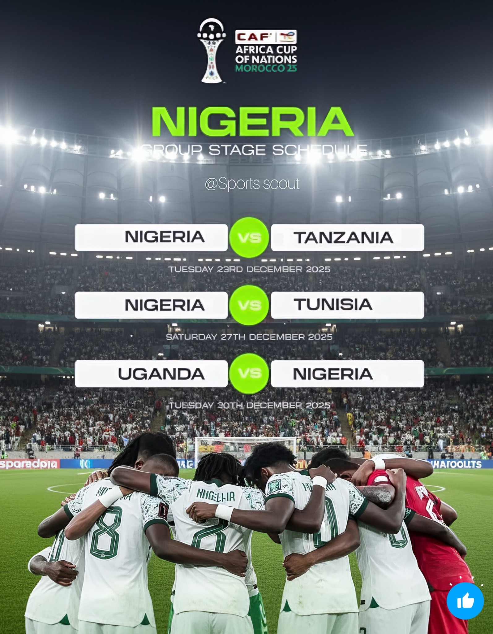 African Football | OFFICIAL: Super Eagles XI vs | Facebook