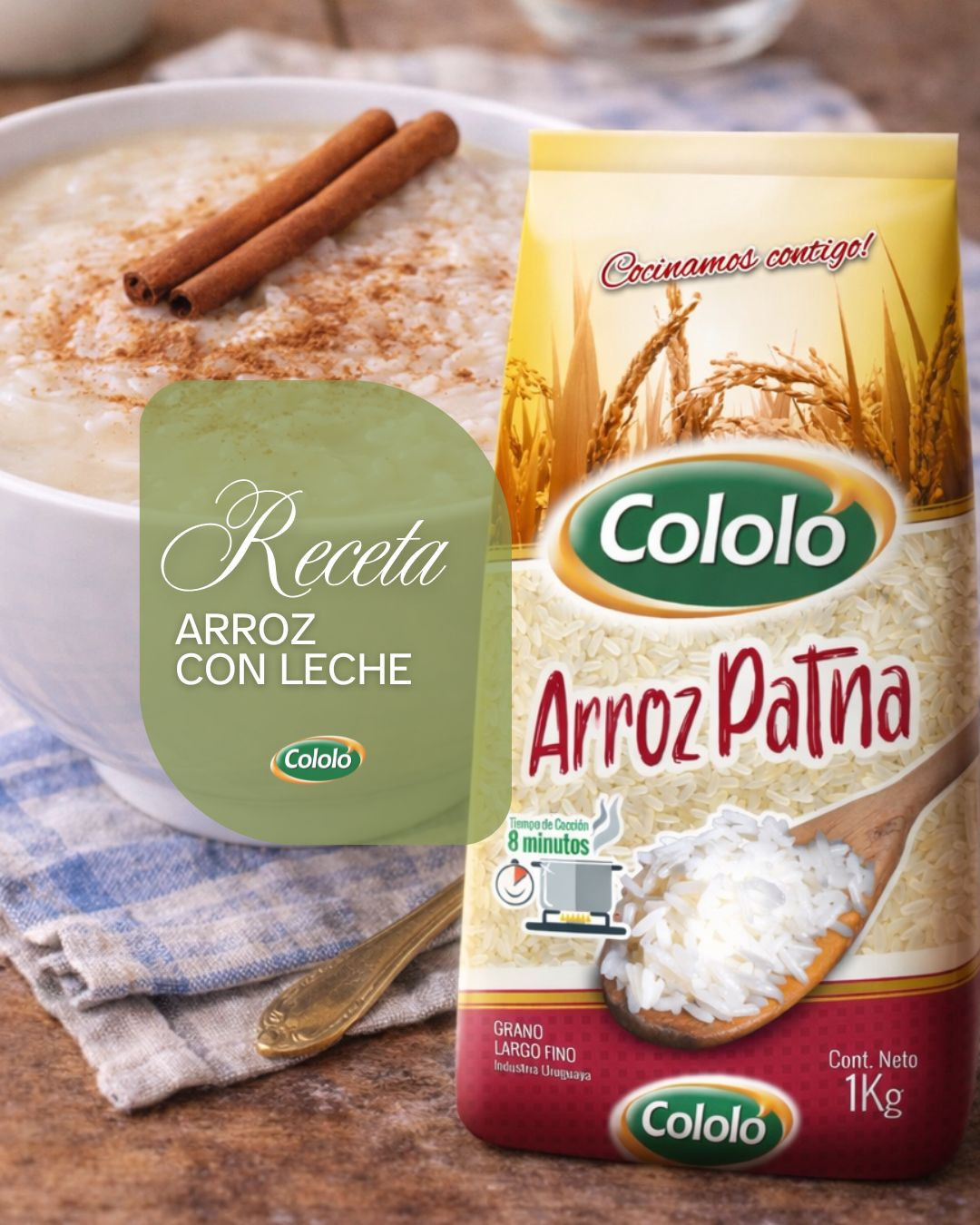 Cololó - 🍚 Arroz con leche bien uruguayo (cremoso y... | Facebook