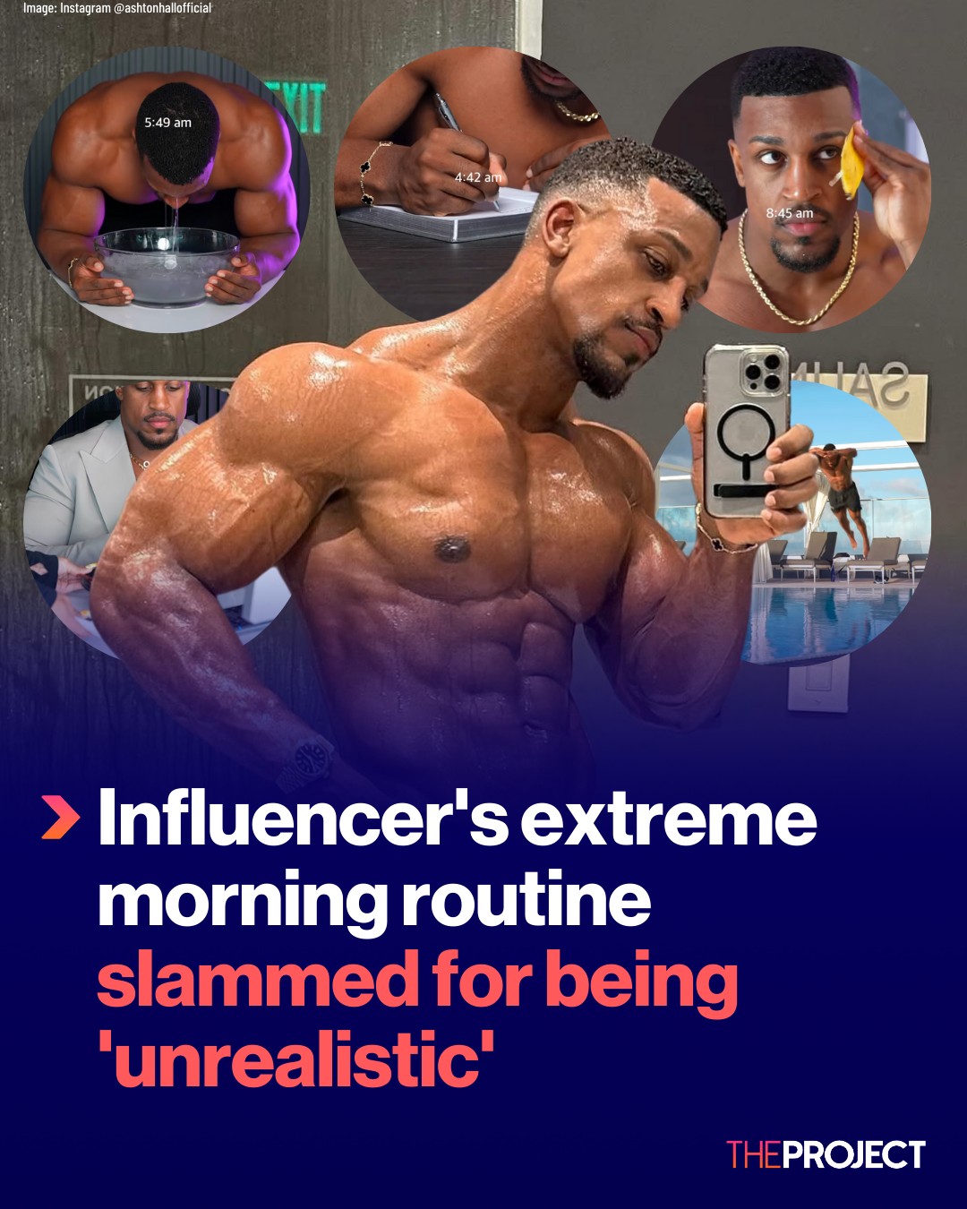 The Project - Fitness influencer Ashton Hall has been... | Facebook
