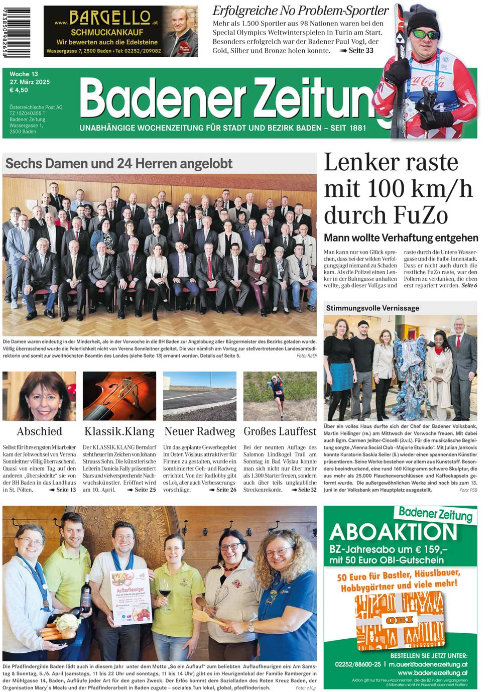 Badener Zeitung - Badener Zeitung updated their cover photo.