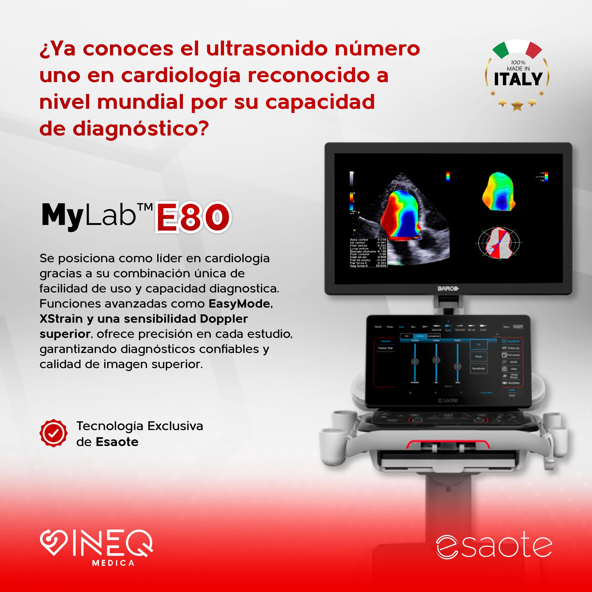 INEQ - 💓 MyLab™ E80: el ultrasonido número uno en cardiología 💓 ...