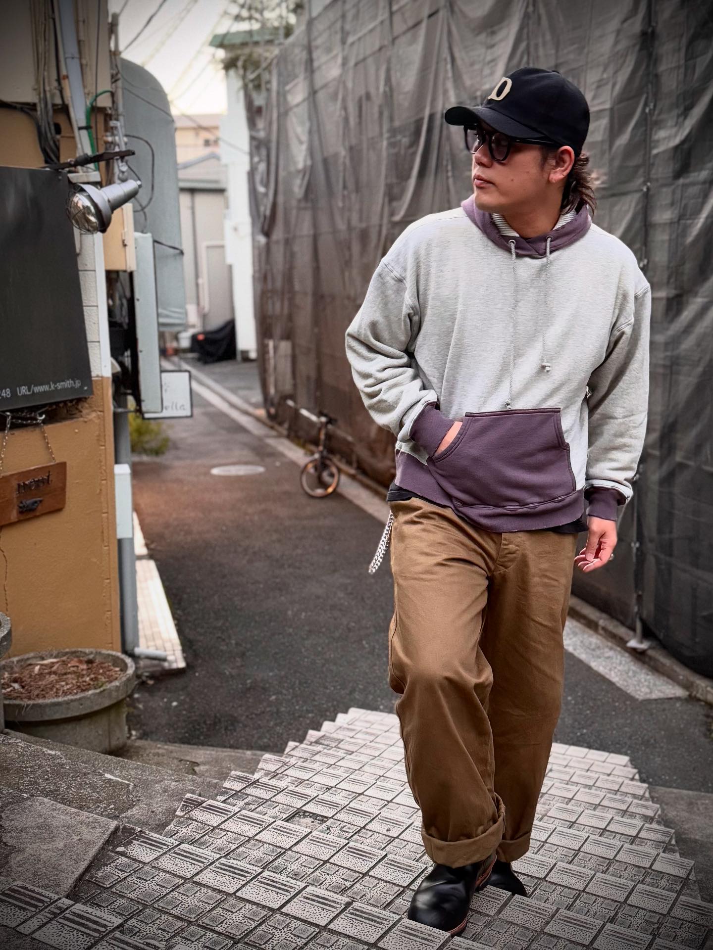 新入荷> FULLCOUNT 3770-1 Fading Double Face Sweat Hoodie (damage 