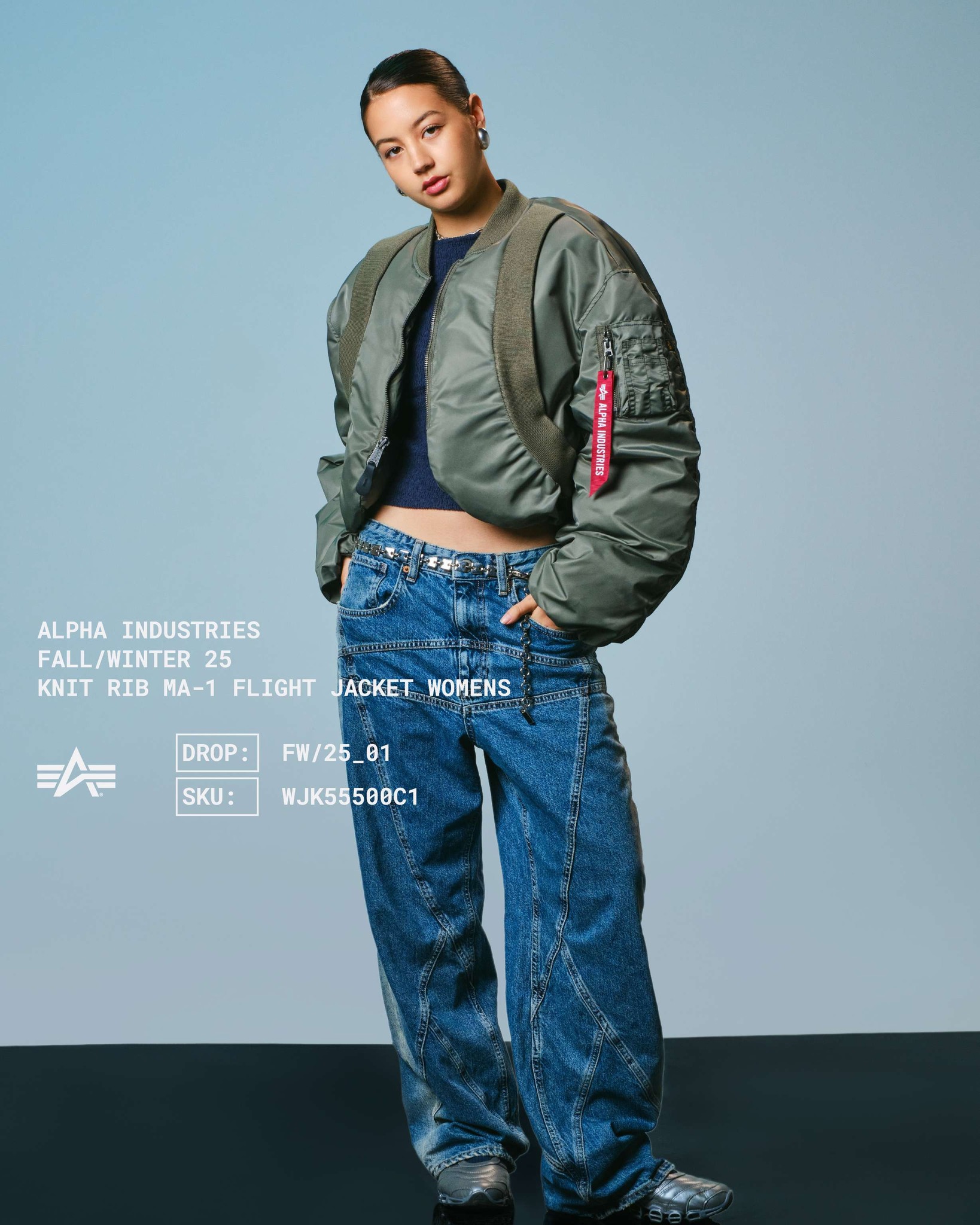 ジャケット・アウター 00s MA-1 Knit Sleeve Bomber Jacket This season, the MA-1 Flight Jacket evolves. The Knit Rib MA-1