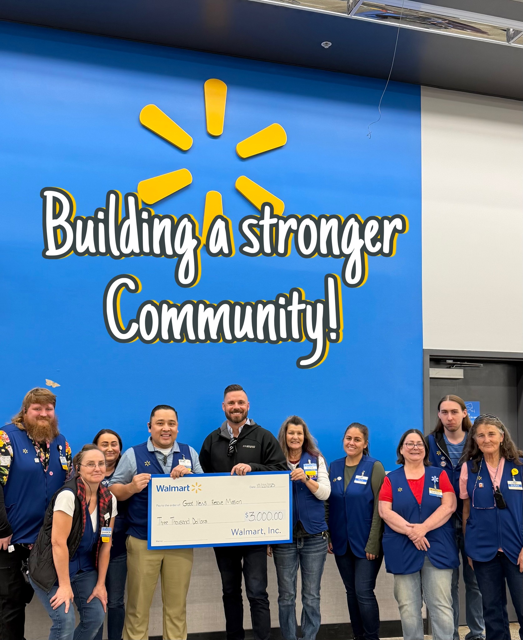 Walmart - 💙At Walmart, we believe in giving back to the communities we ...
