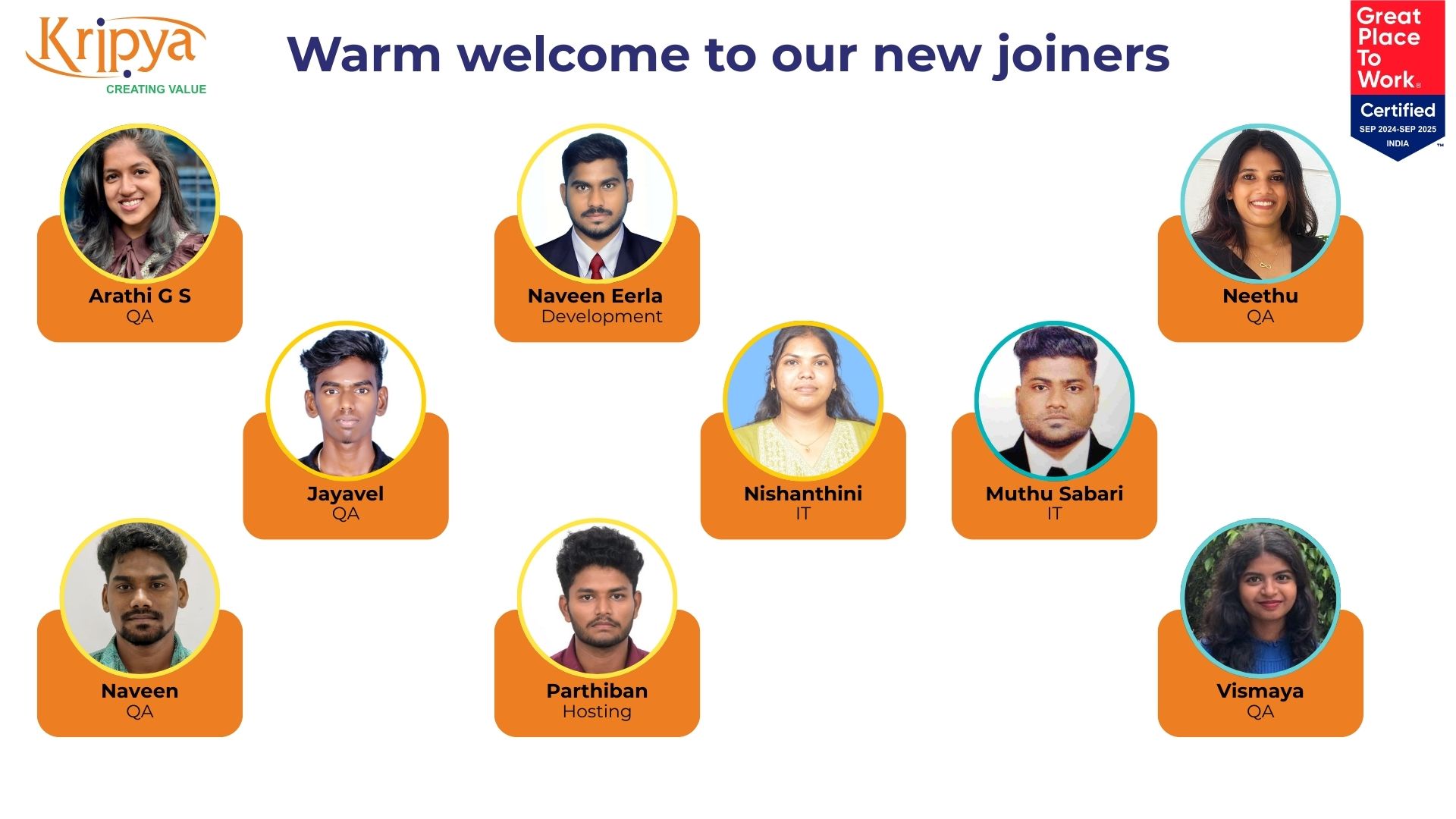 🚀 New Faces, New Energy... - Kripya Solutions Private Limited | Facebook