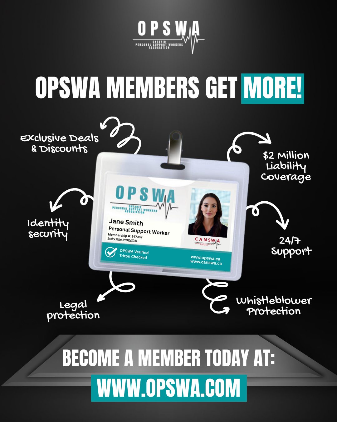 🌟 Being a member of OPSWA comes... - Ontario PSW Association | Facebook