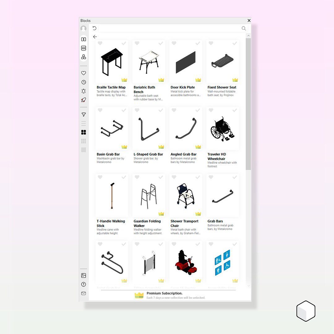 Blocks Revit - A Blocks tem uma coleção de acessibilidade,...