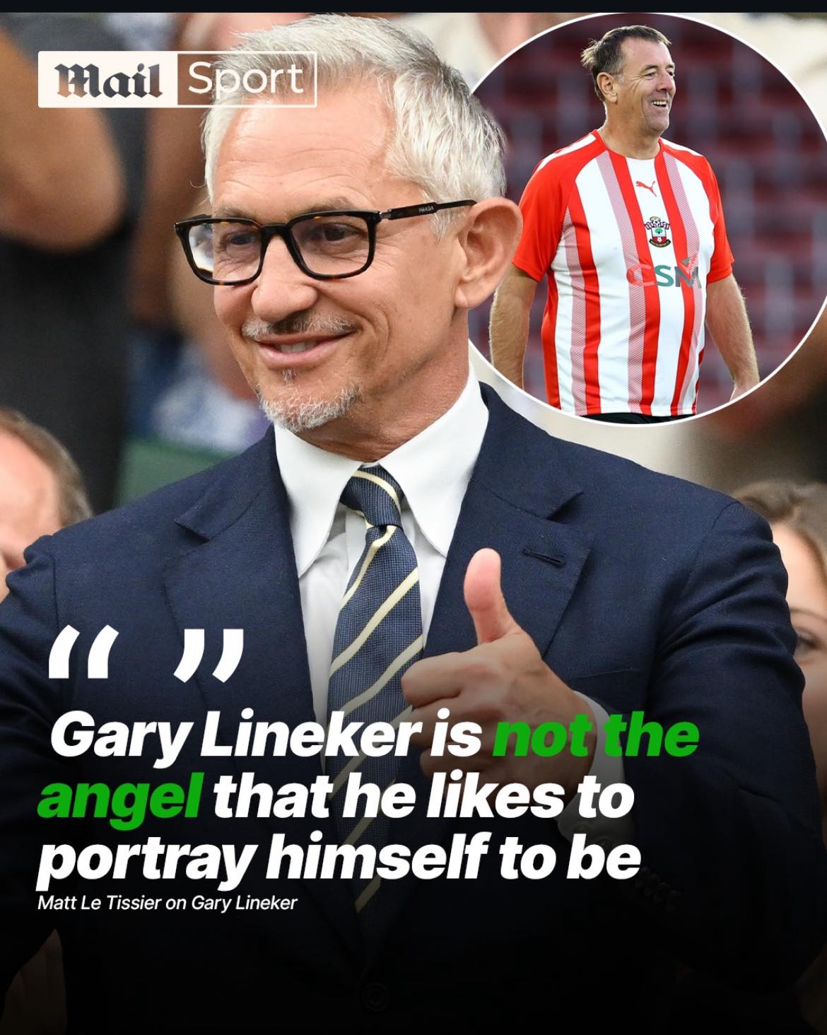 Matt Le Tissier on Gary... - Southampton FC News and Updates | Facebook