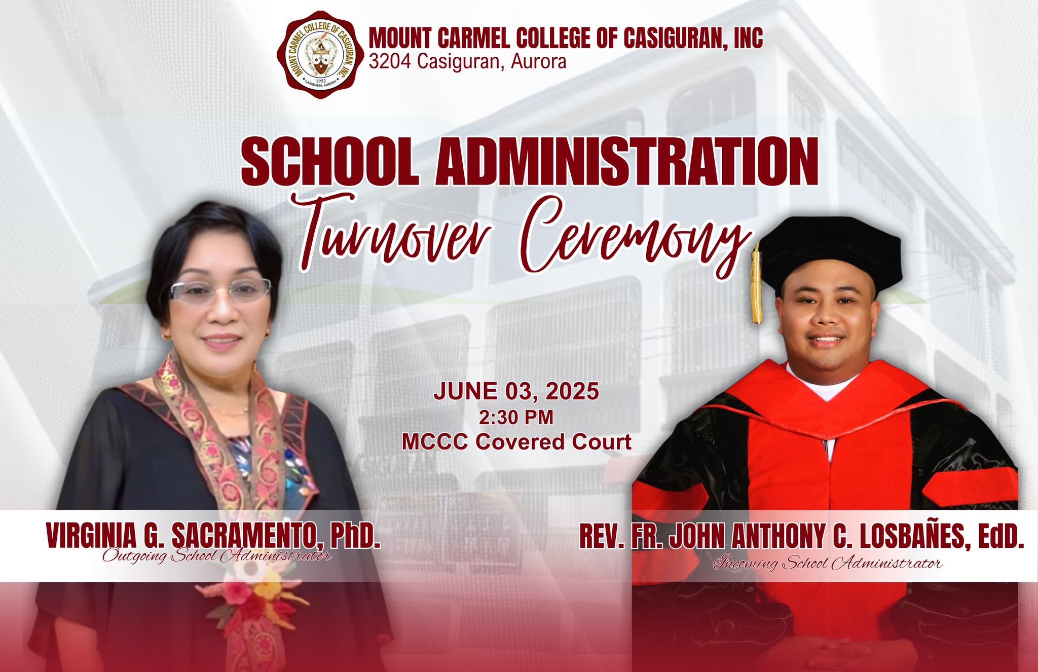 Mount Carmel... - Mount Carmel College of Casiguran - MCCC