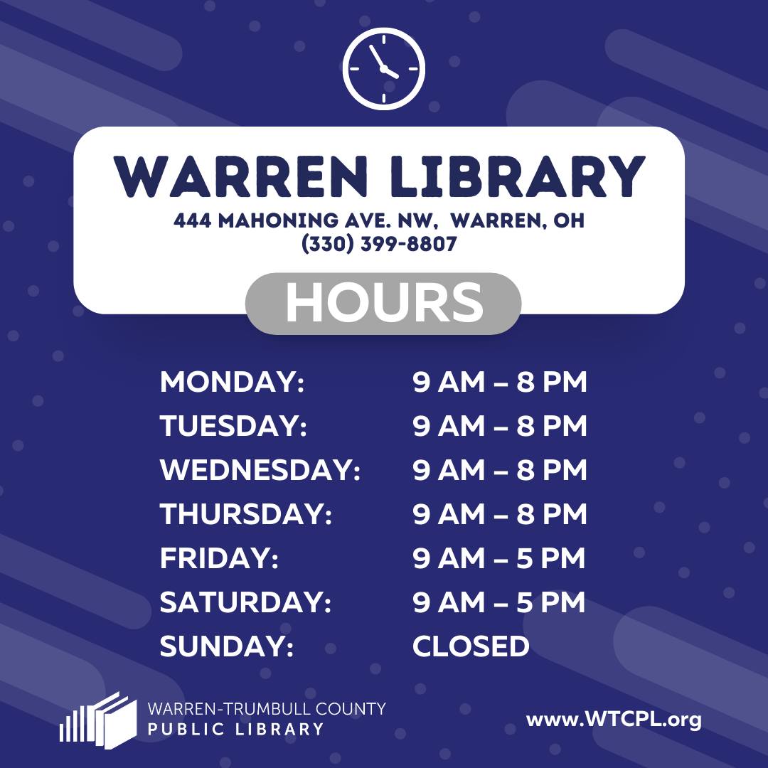 We are... - Warren-Trumbull County Public Library System | Facebook