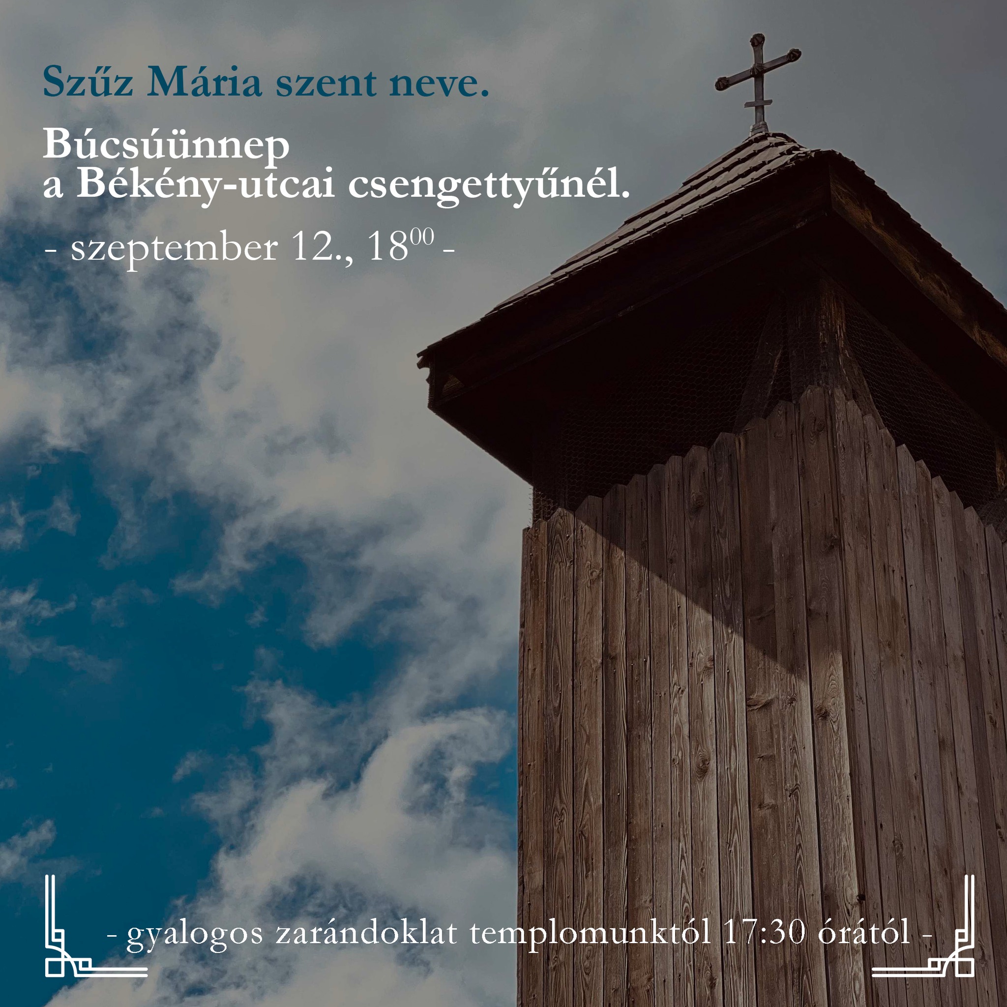 Pénteken Szűz Mária Szent Nevének emléknapja. Szentmisét ünneplünk a ...