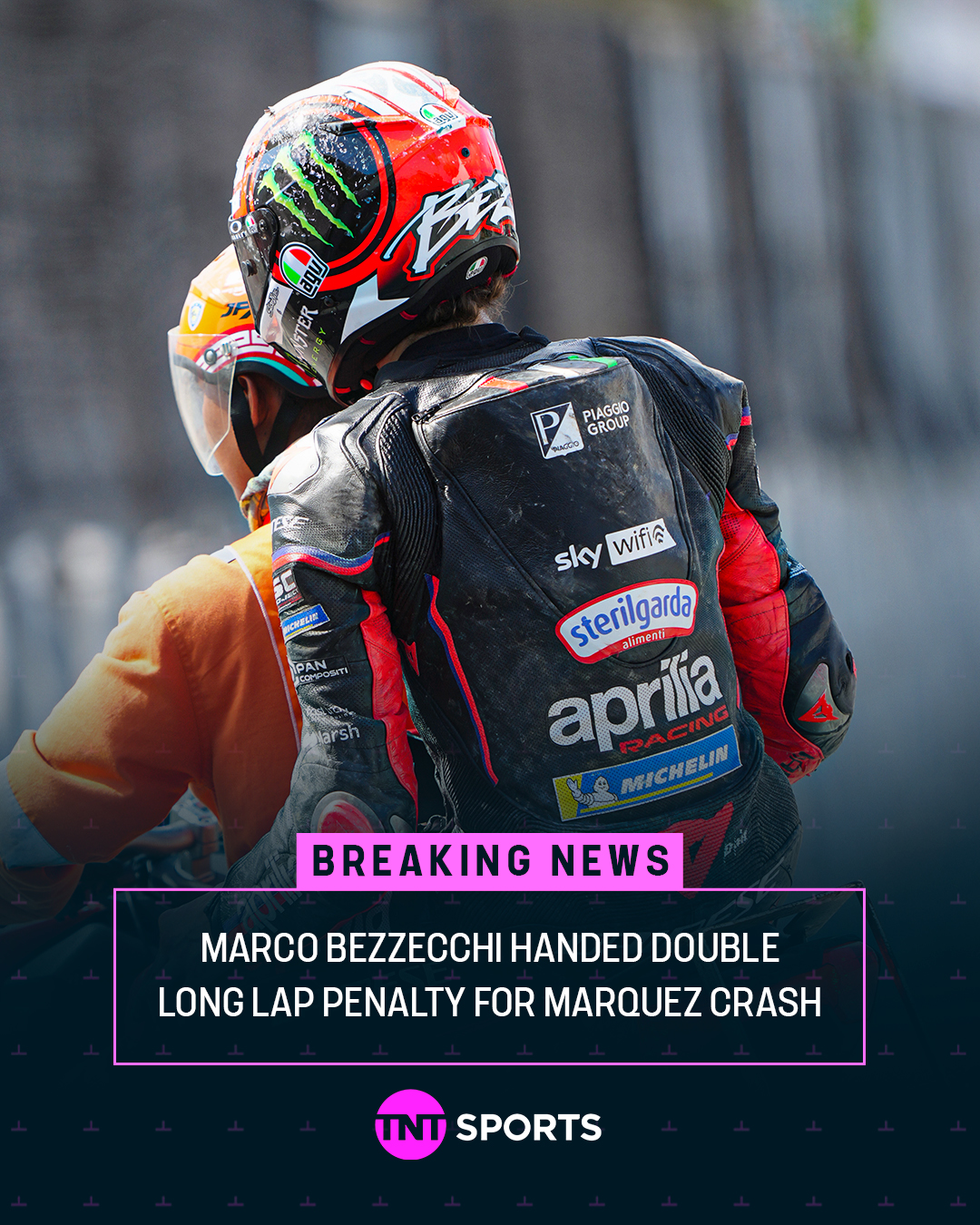 TNT - Marco Bezzecchi has been handed a double long lap penalty for his ...