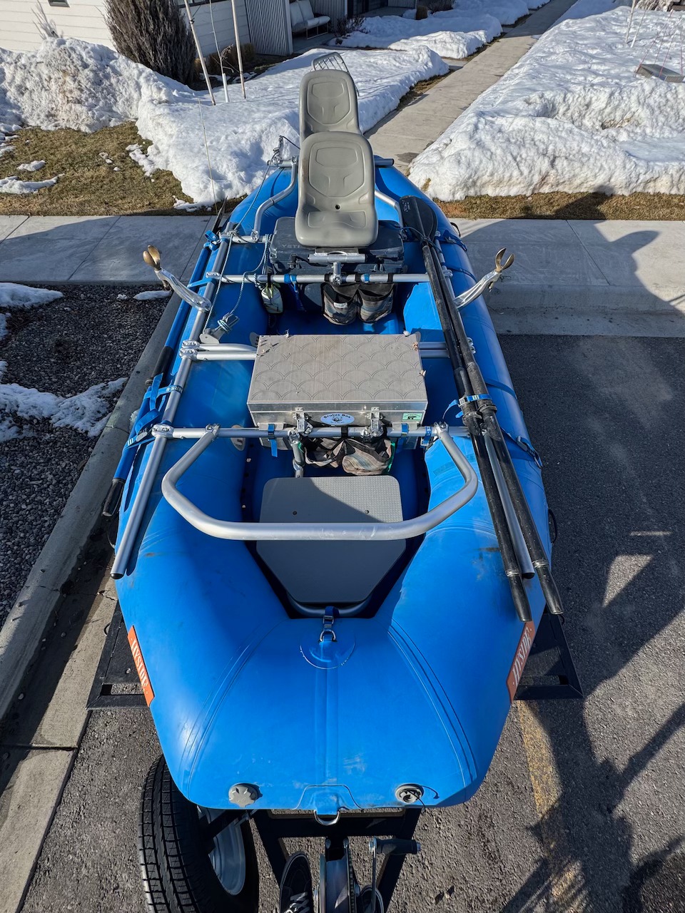 13' Hyside Outfitter Raft w/NRS Frame + Trailer + More *PRICE DROP ...
