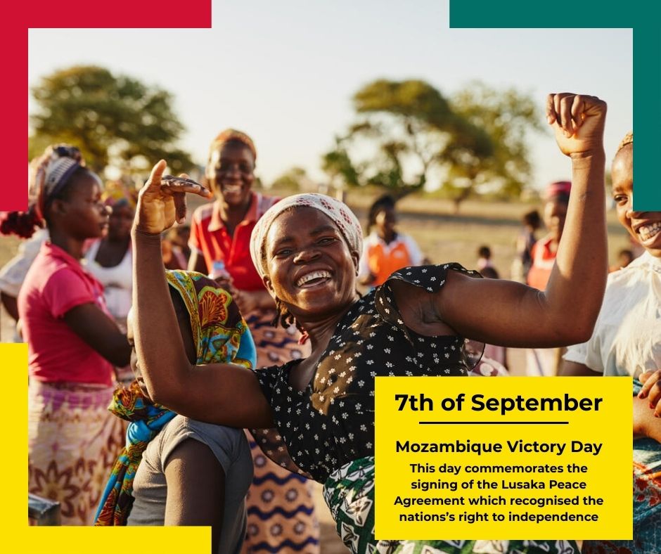 🇲🇿 Moçambique celebra o Dia da Vitória a 7 de setembro, dia em que foi