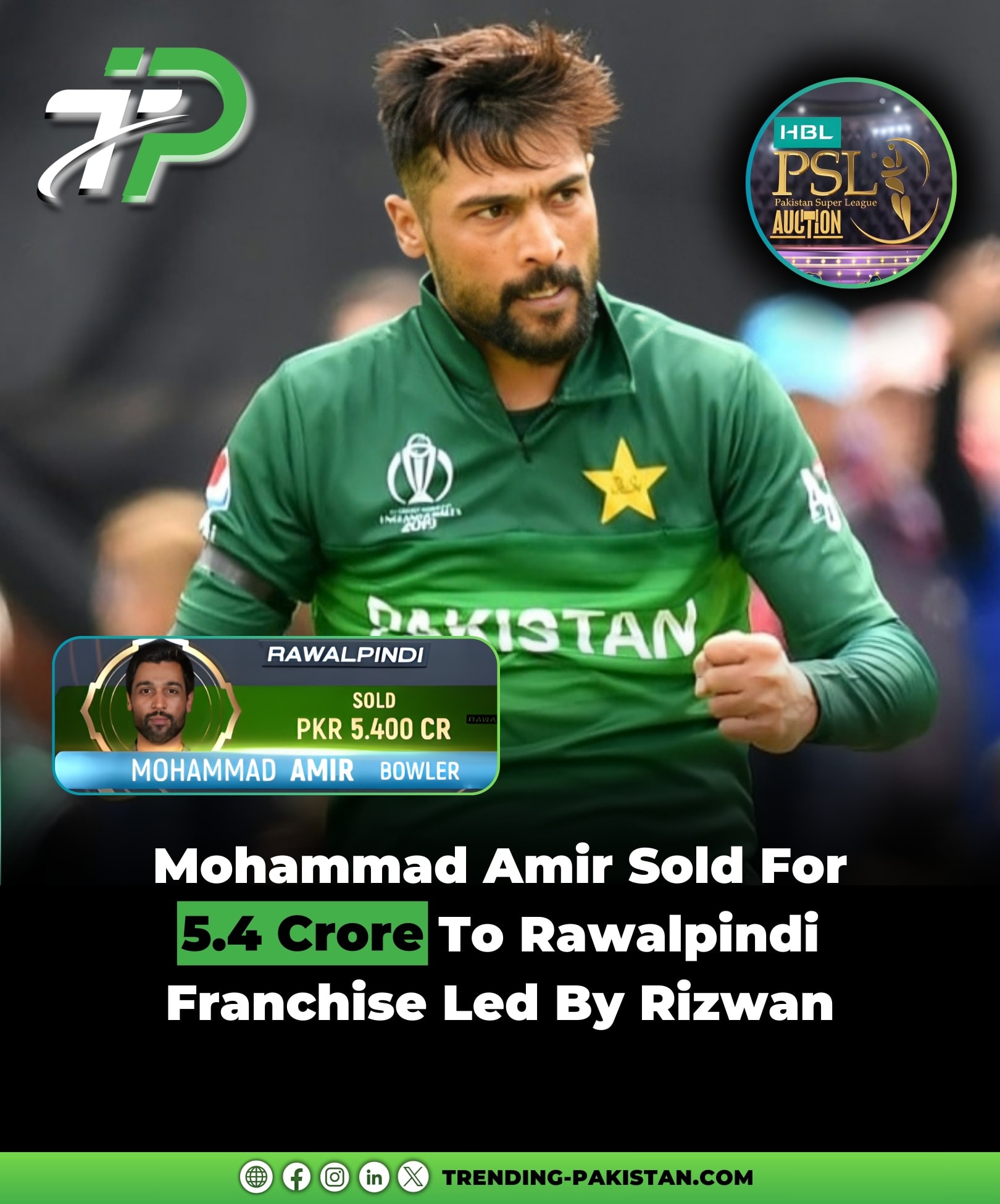 In a major move at the PSL 11 Auction,... - Trending Pakistan | Facebook