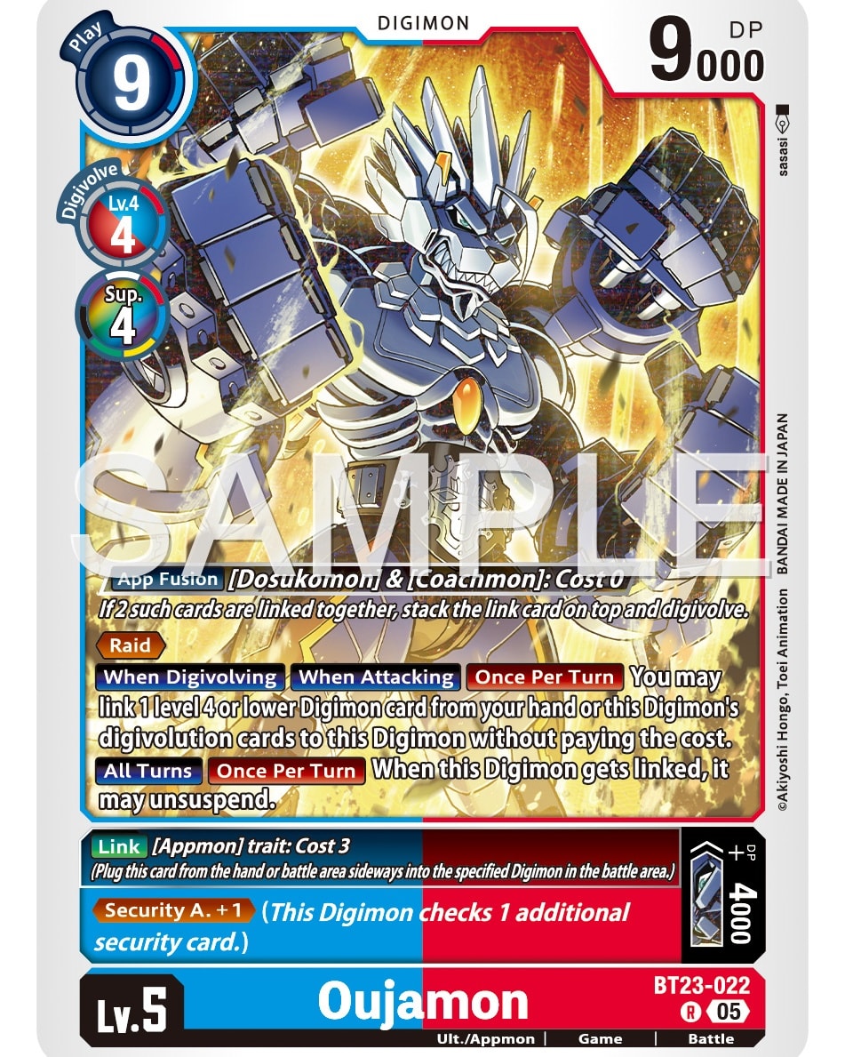 Digimon - BT23-022 Oujamon #digimon #bandai #tcg #digimoncardgame # ...