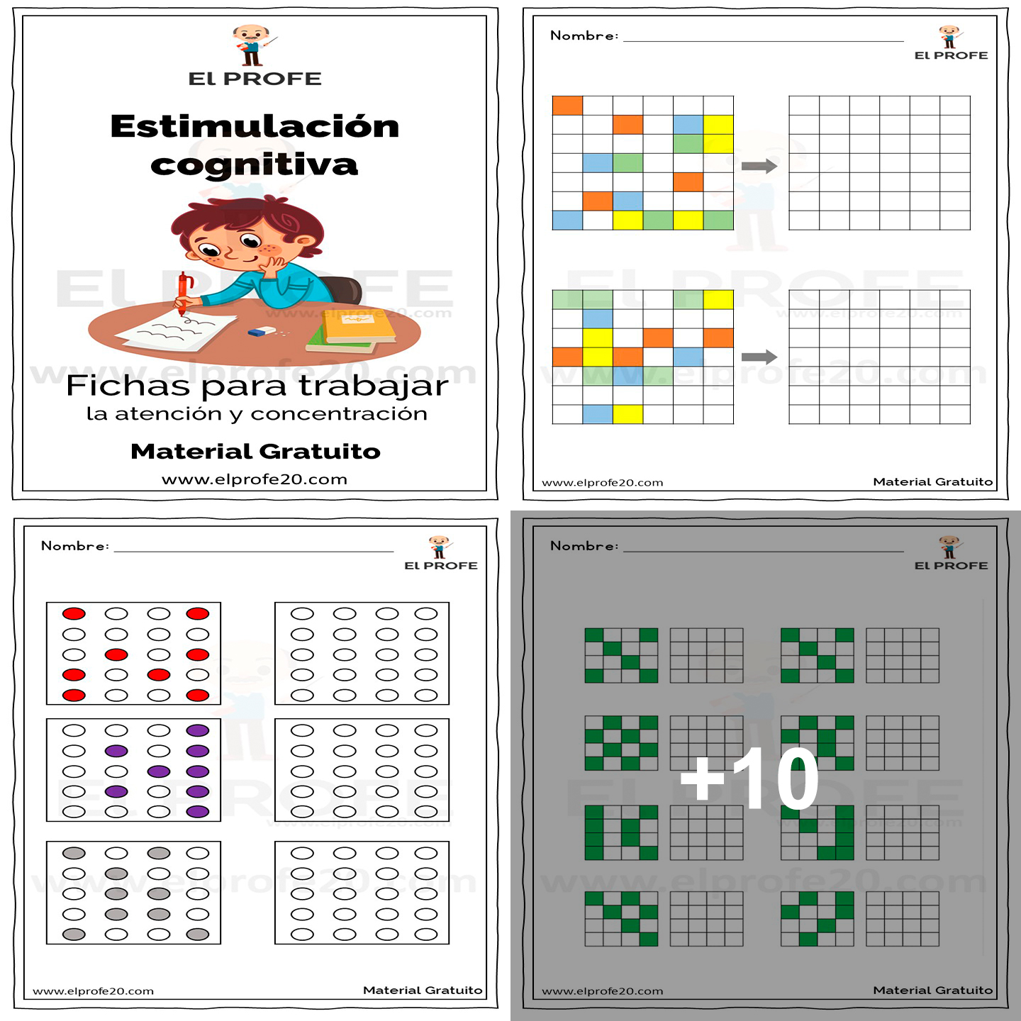 Ejercicios de estimulación... - El Profe - Material educativo | Facebook