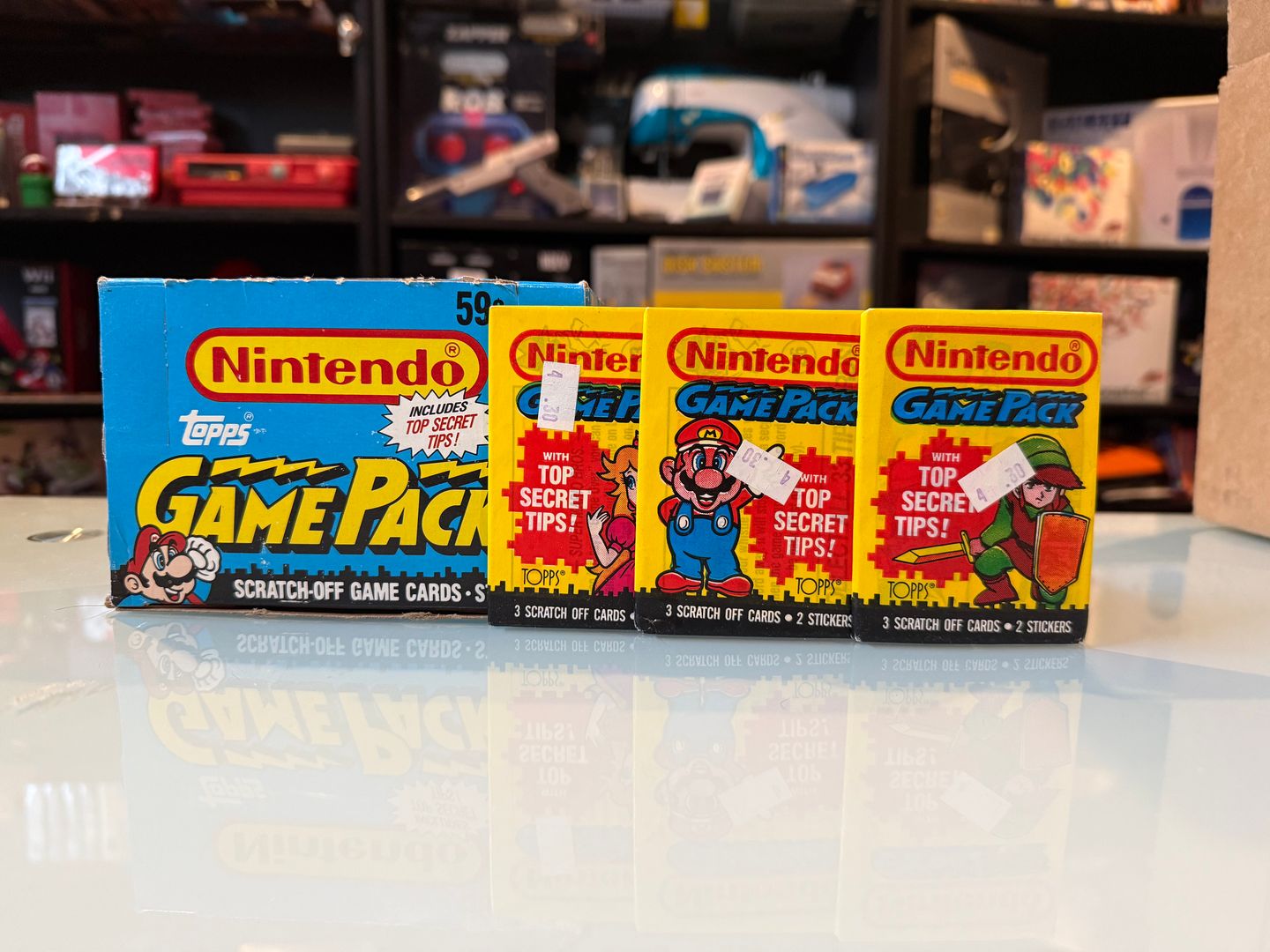 From the 1989 Topps Nintendo Game Pack 1989 TOPPS NINTENDO #10 # 1