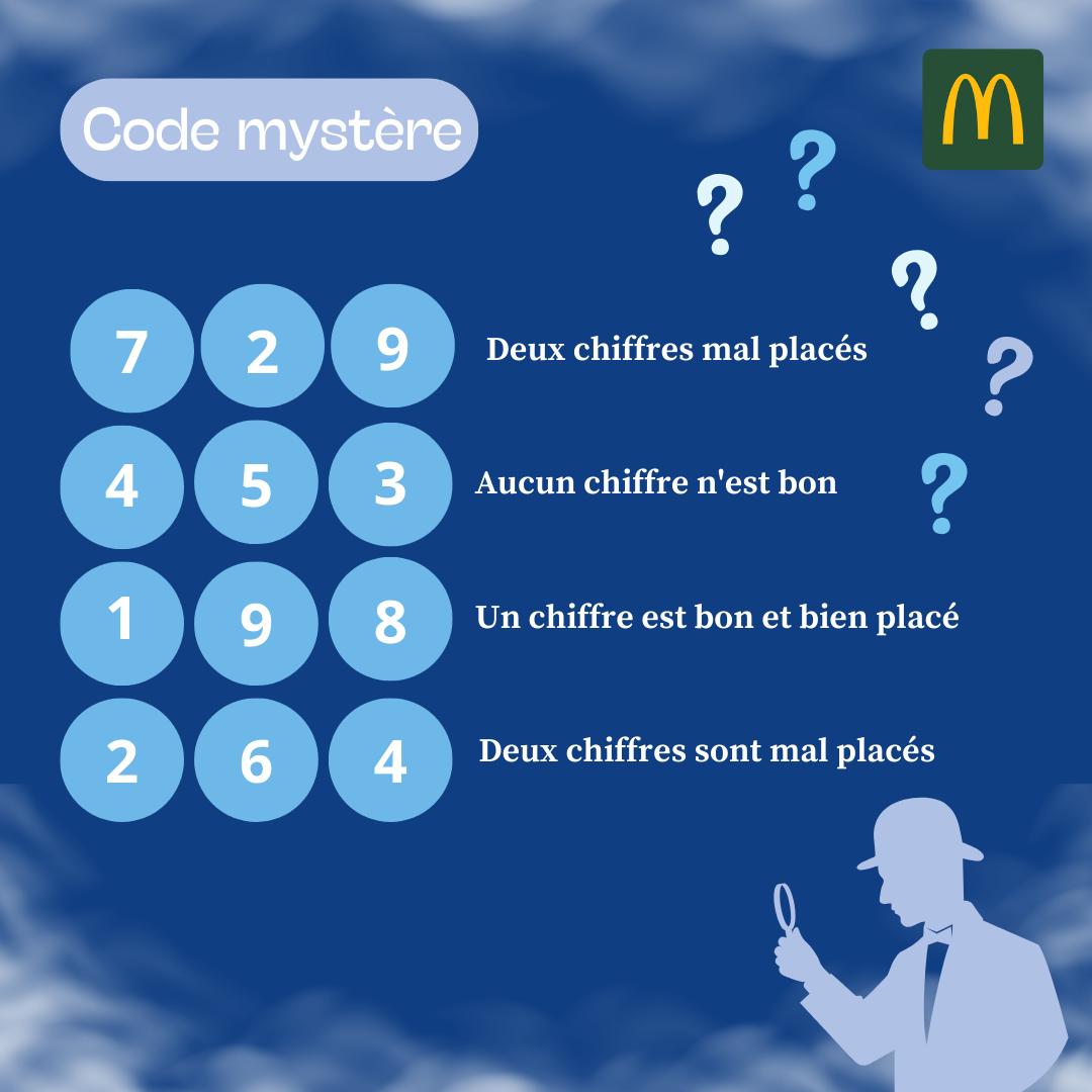 McDonald's - Prêts à relever le défi ? 🔍🕵️‍♂️ Déchiffrez le Code ...