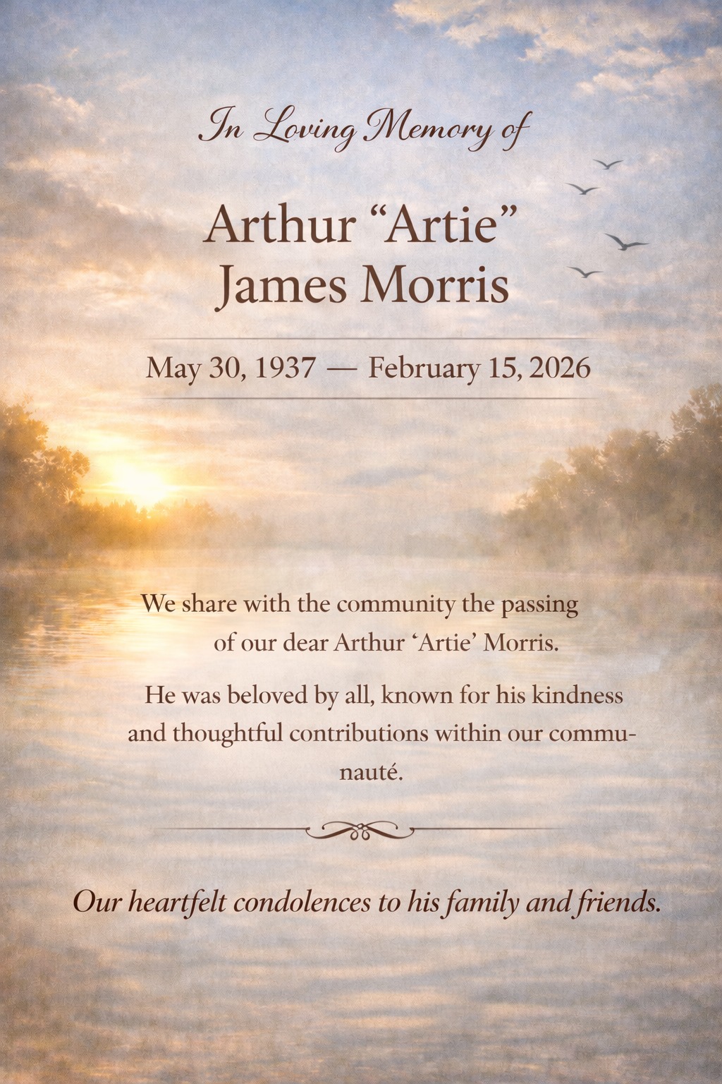 Arthur (Artie) James Morris of... - New Brunswick Remembers | Facebook