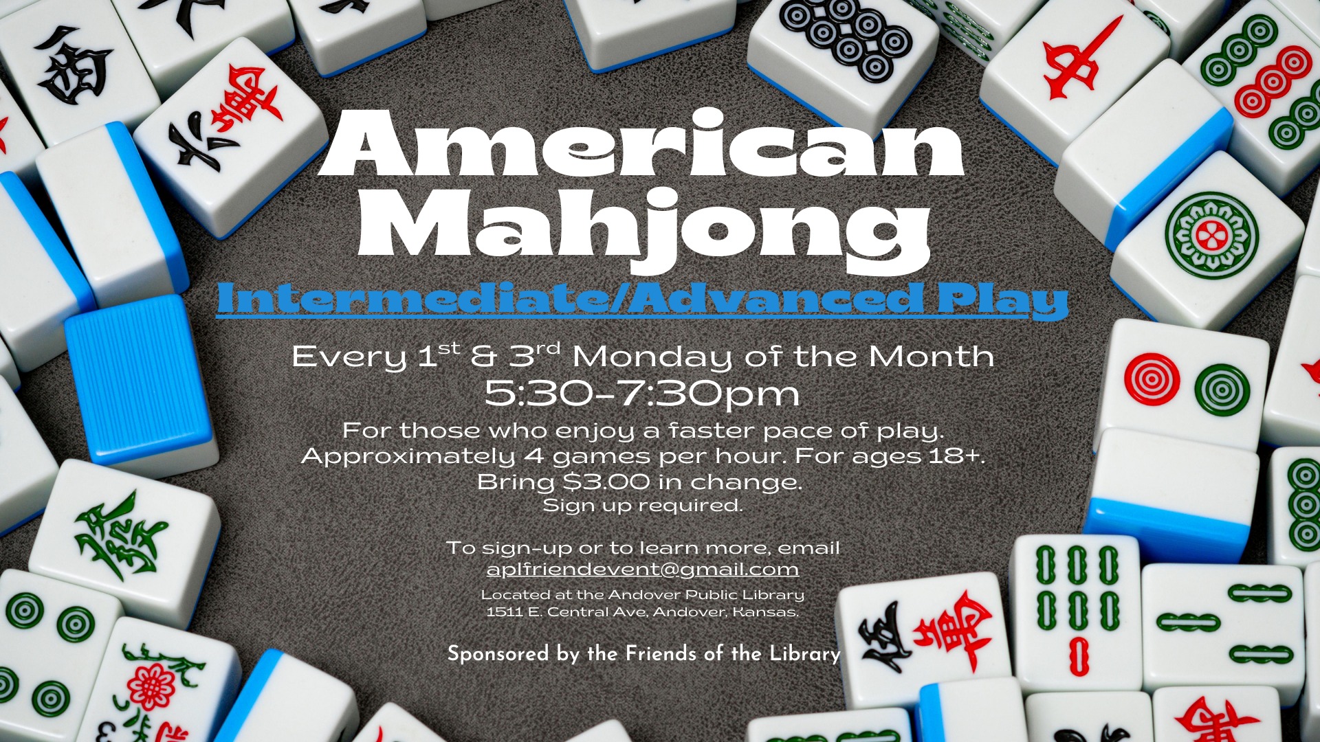 American Mahjong: Intermediate/Advanced Play