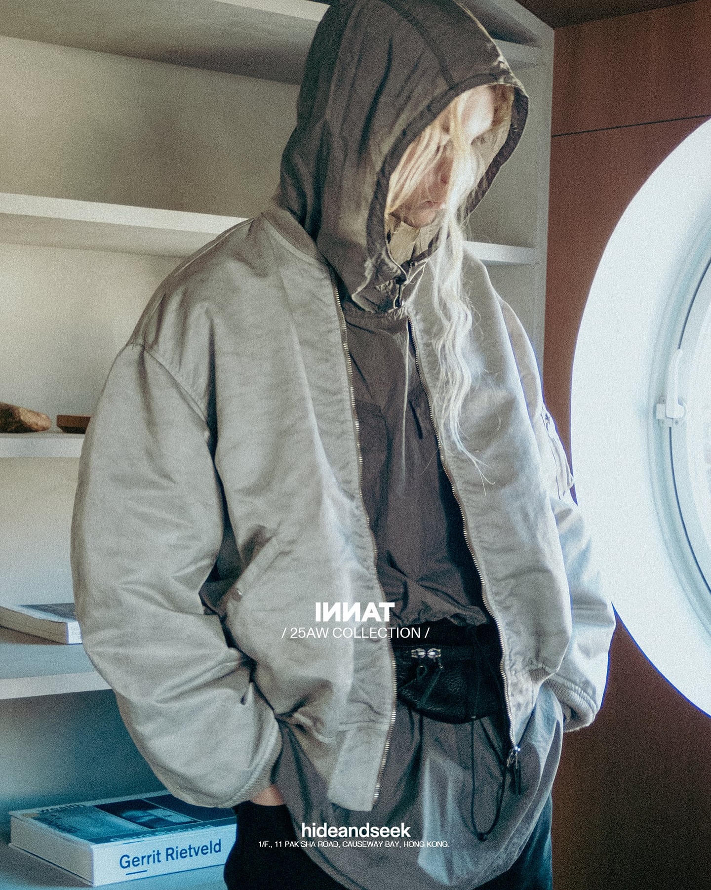 INNAT / COLLECTION #08 / HAND-DYED BOMBER JACKET / HAND-DYED 