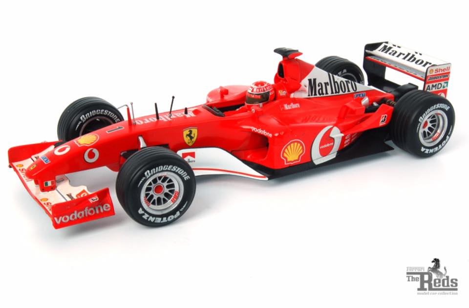 The Ferrari F2002 introduced in the... - The Reds model cars