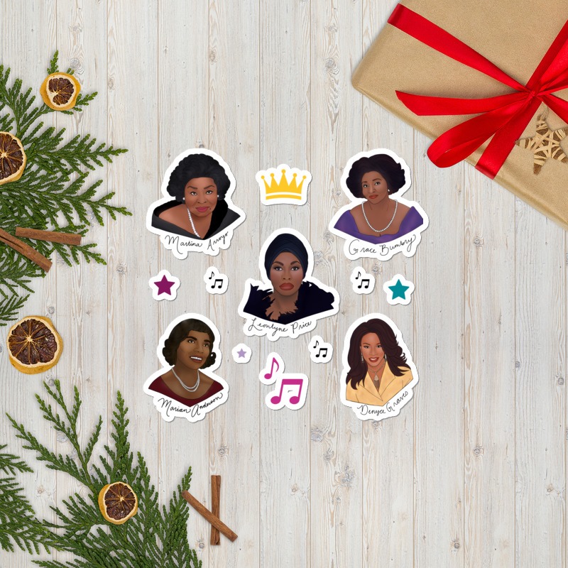 Black Opera Diva stickers are now... - Do Re Mi Designs
