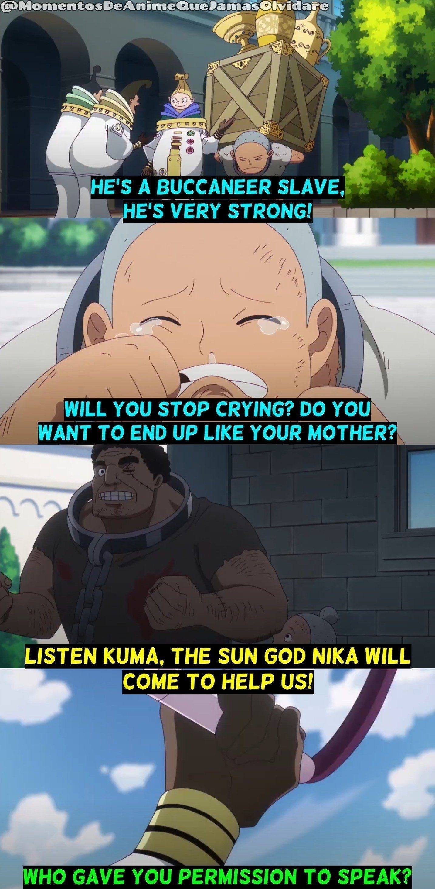 Kuma's past animated in One Piece
