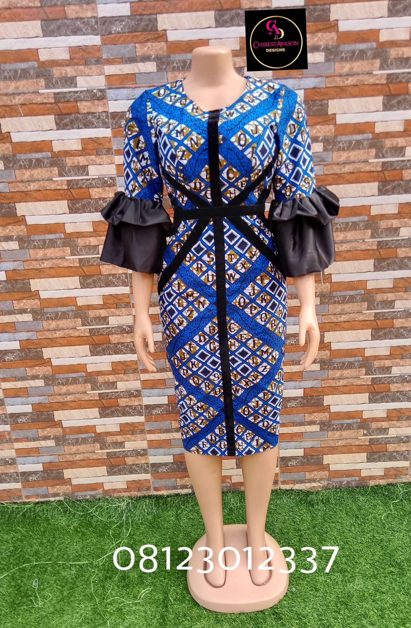 Ankara dress for old students reunion and office wear
