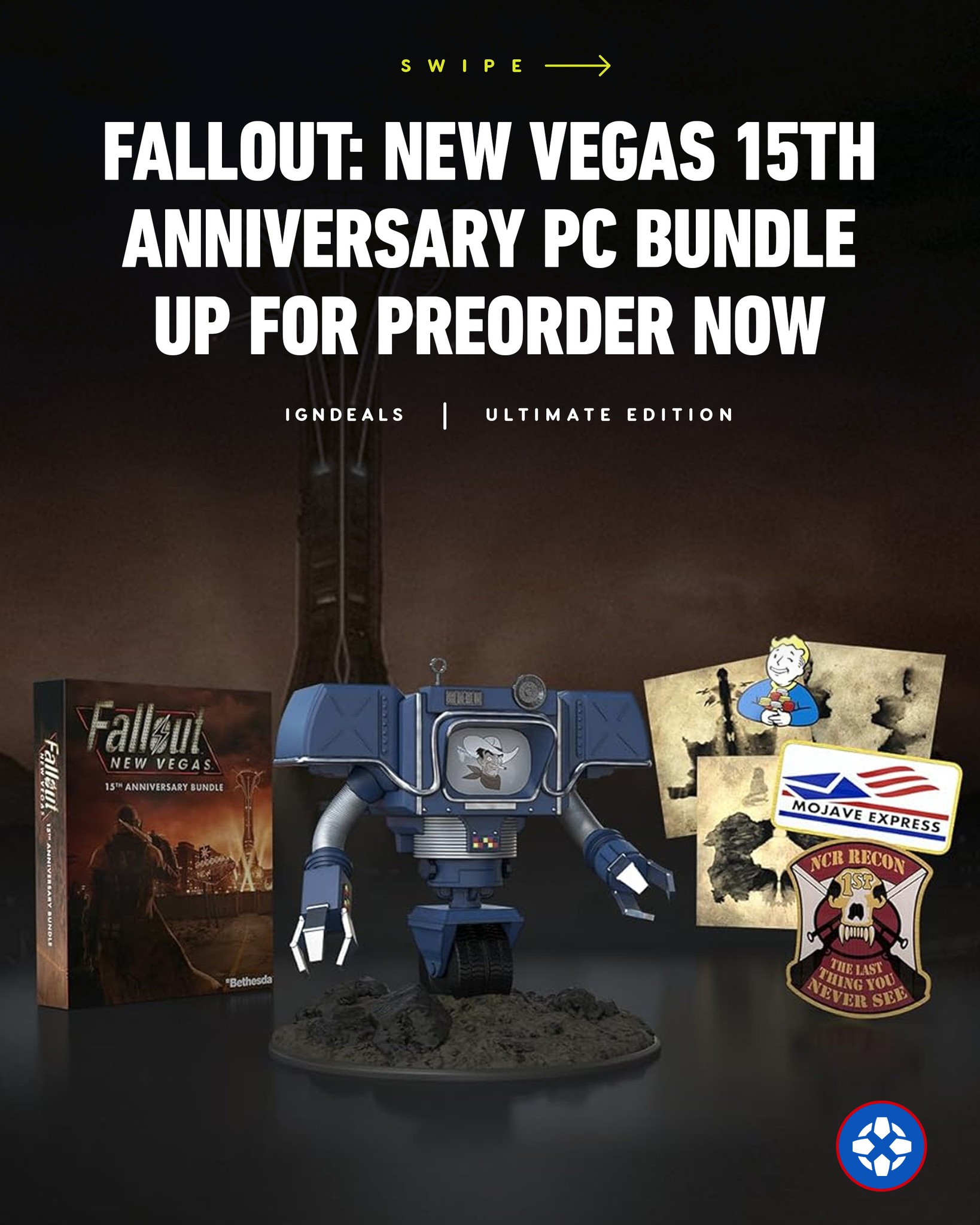 The Fallout 25th Anniversary Limited Edition Vinyl + signed CD are