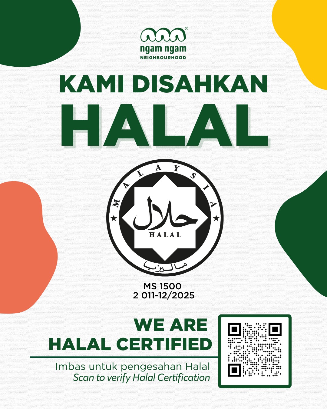 Ngam - 🎉 𝗪𝗘 𝗔𝗥𝗘 𝗢𝗙𝗙𝗜𝗖𝗜𝗔𝗟𝗟𝗬 𝗛𝗔𝗟𝗔𝗟 𝗖𝗘𝗥𝗧𝗜𝗙𝗜𝗘𝗗! 🎉 We’re super excited and ...
