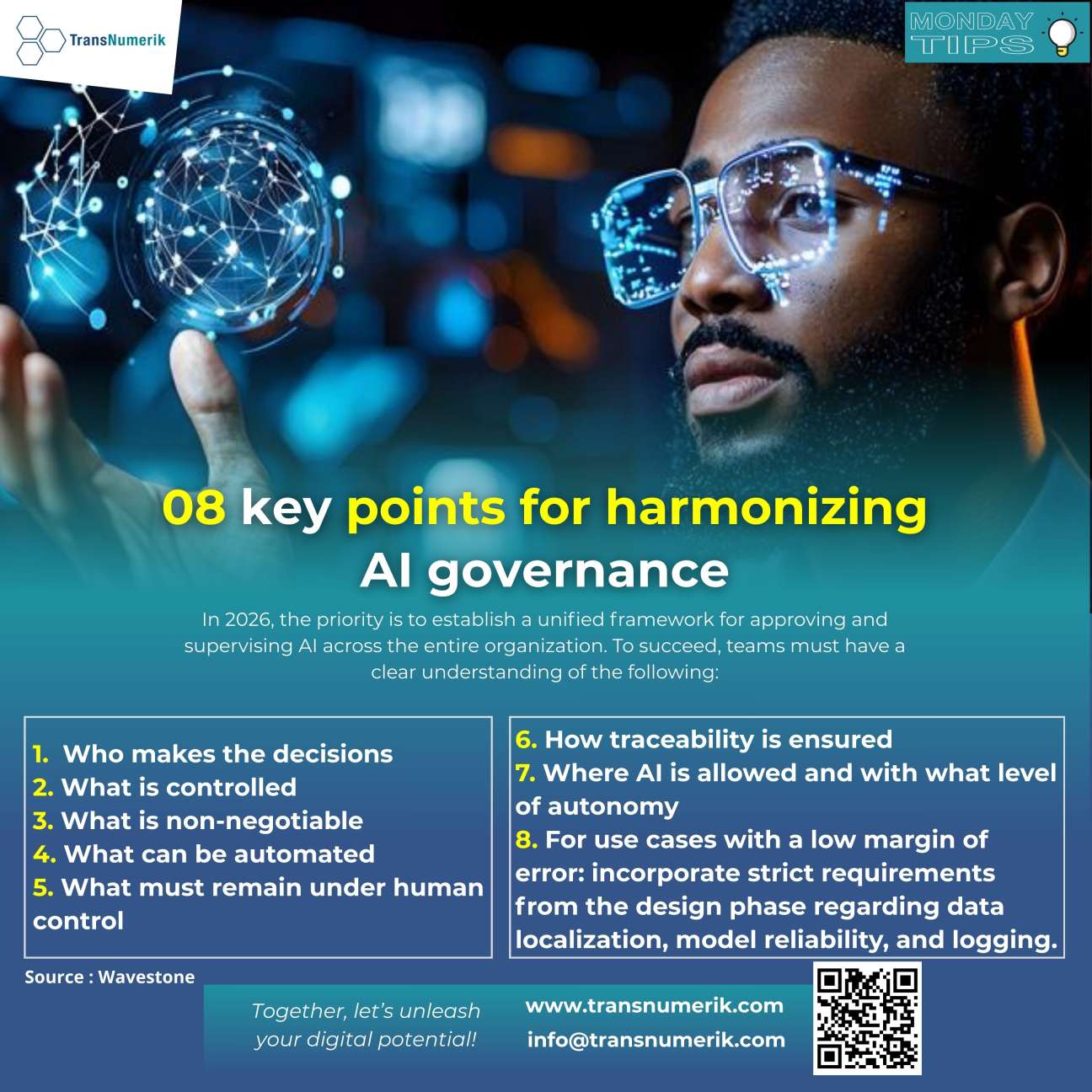 TransNumerik - 💡Monday Tips💡 𝗔𝗜 𝗵𝗮𝗻𝗱𝗹𝗲𝘀 𝘀𝗲𝗻𝘀𝗶𝘁𝗶𝘃𝗲 𝗱𝗮𝘁𝗮 and operates in ...