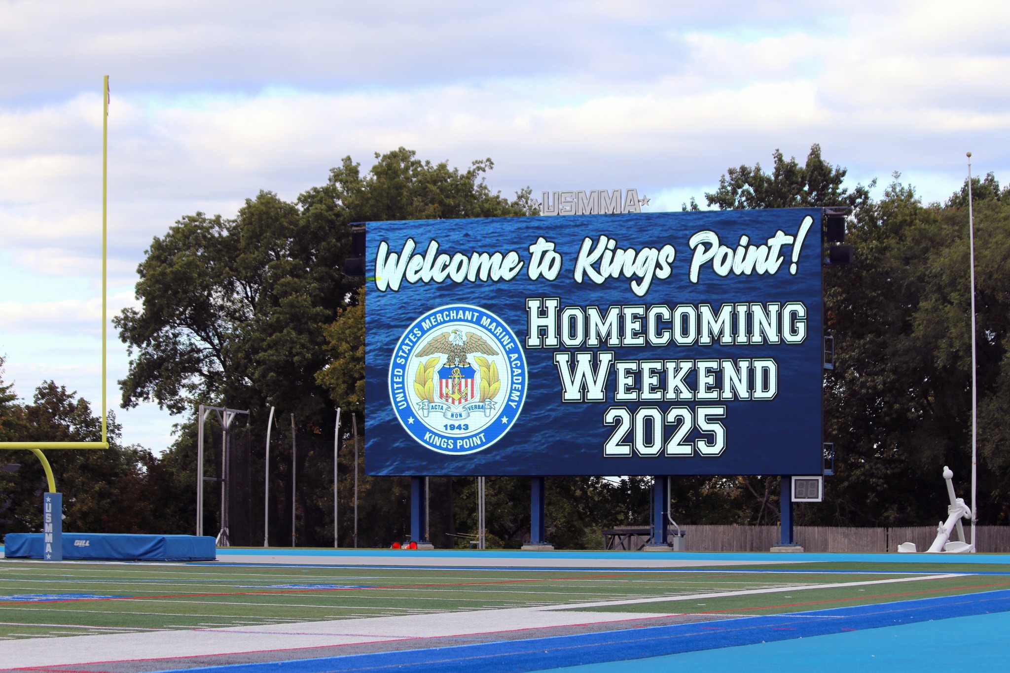 USMMA held a formal parade in honor of Homecoming on Friday, Oct 