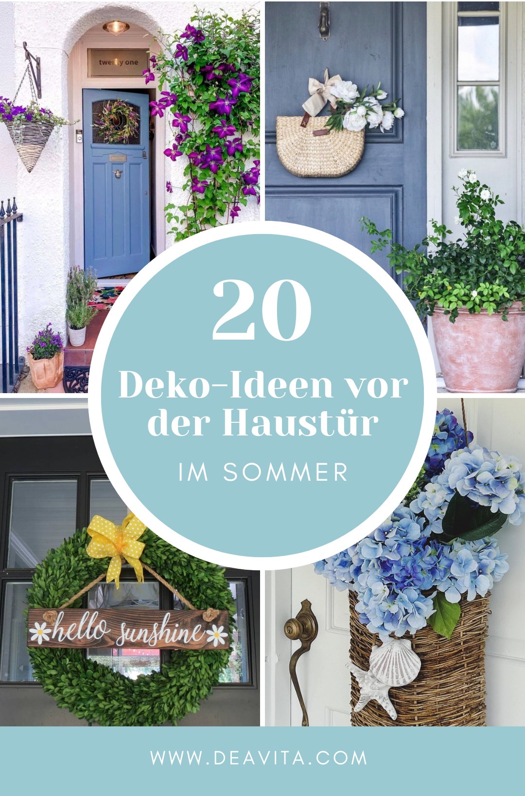 Langsam aber sicher kommt der #Sommer und das wärmere Wetter zieht uns wieder nach draußen. Jetzt ist auch die beste Zeit, das Haus für die warme Jahreszeit zu dekorieren und in passende