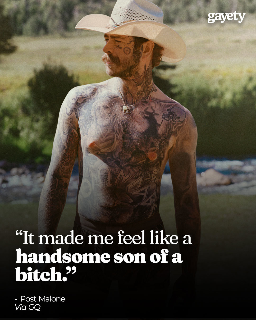 Gayety - Post Malone is opening up about his shoot for... | Facebook