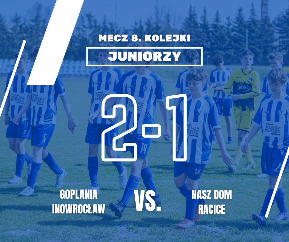 Goplania - Wygrana na zakończenie, ale bez awansu Juniorzy Goplanii ...