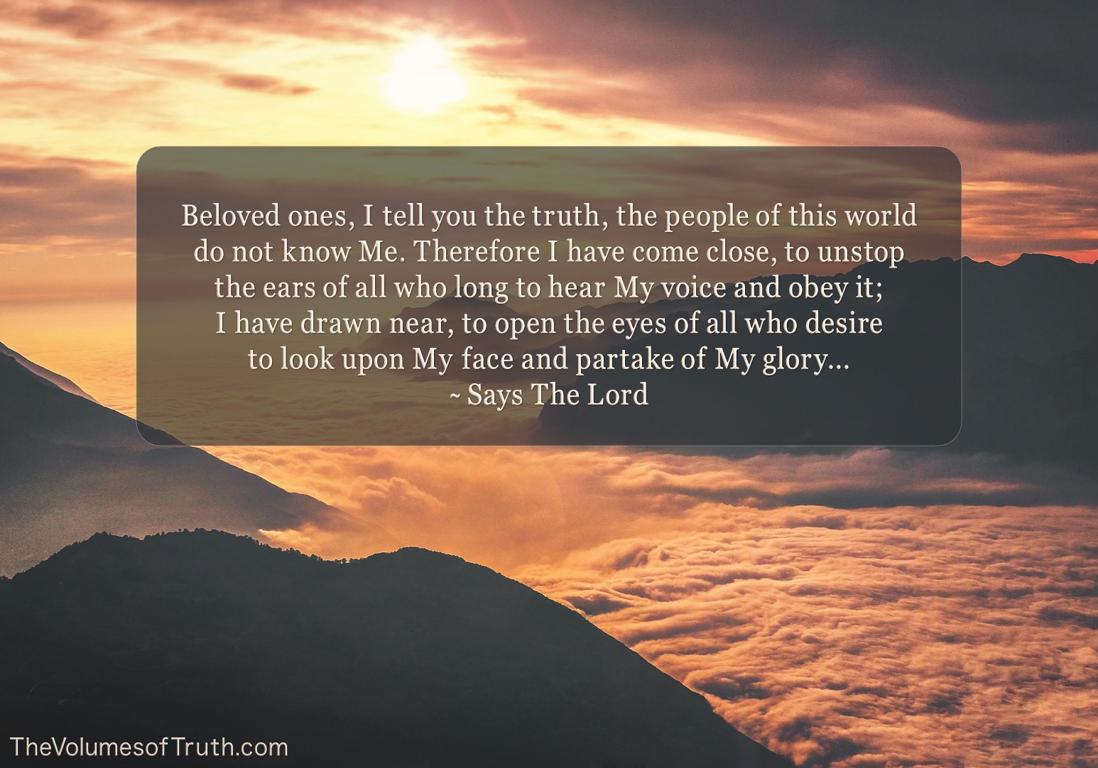 Letters from God - The Volumes of Truth