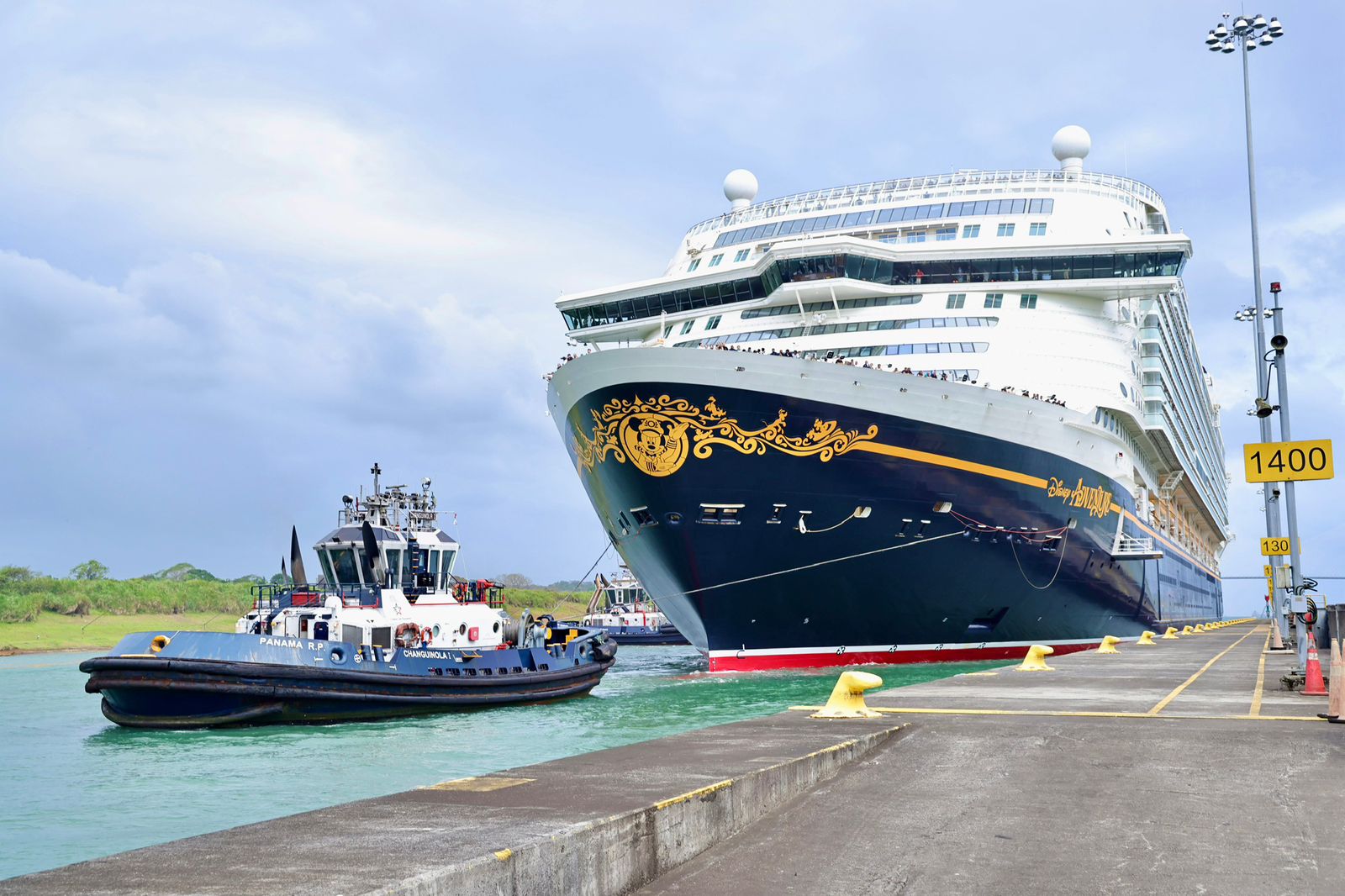 The Disney Adventure became the largest passenger cruise ship ever 