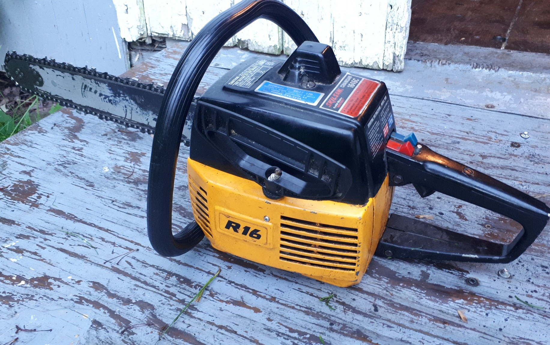 Fire - Mickey's tidy Partner R16 🔥 This 55cc, 3.2 hp saw came out in ...