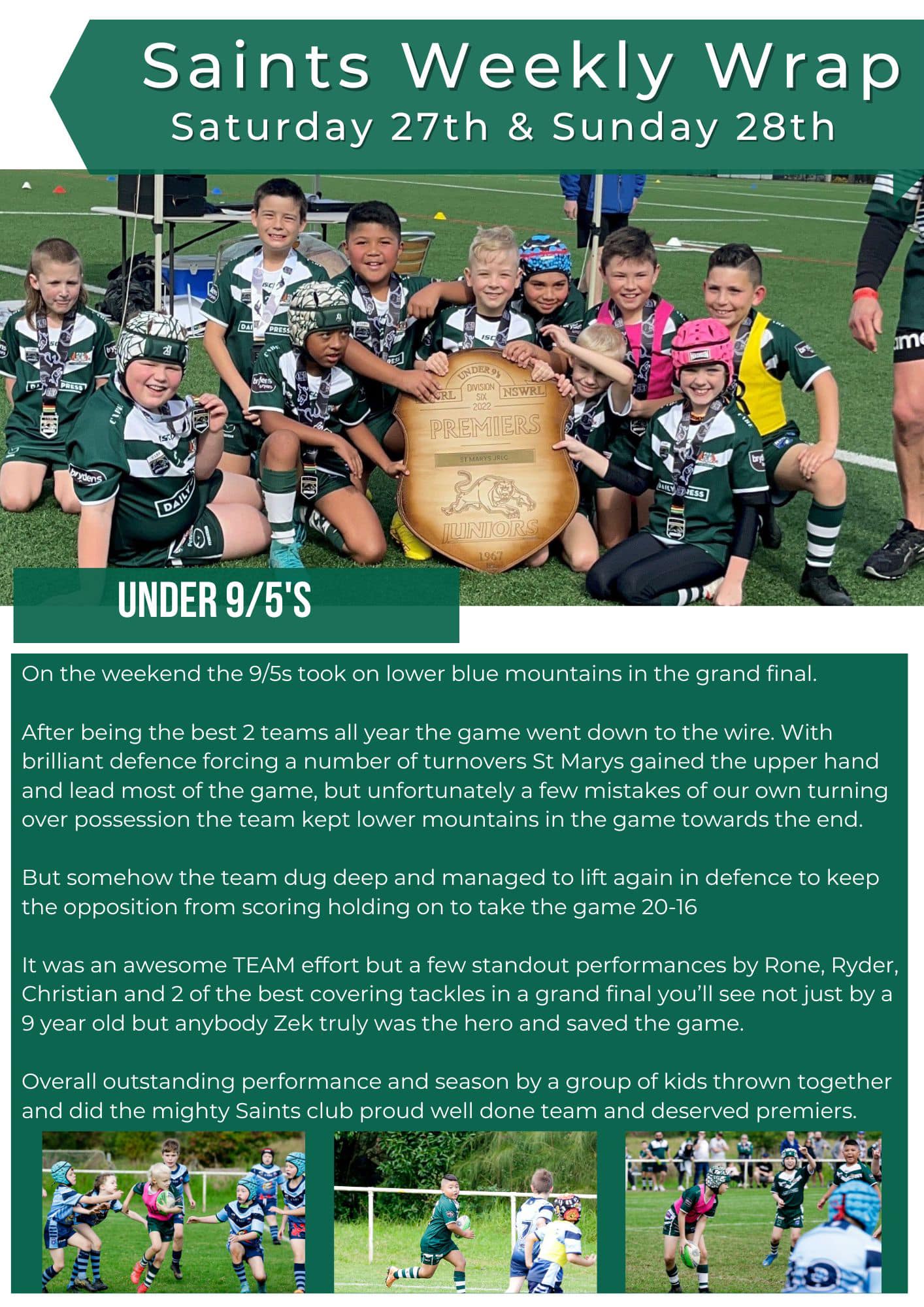 📬 GRAND FINAL, GRAND... - St Marys Saints Rugby League Club