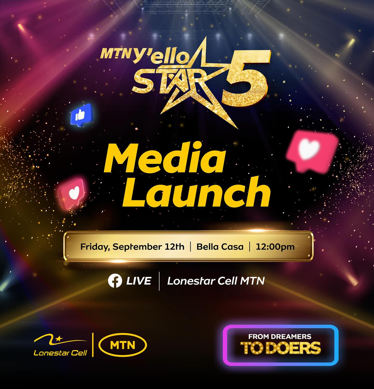 The BIGGEST stage for talent in... - Lonestar Cell MTN | Facebook