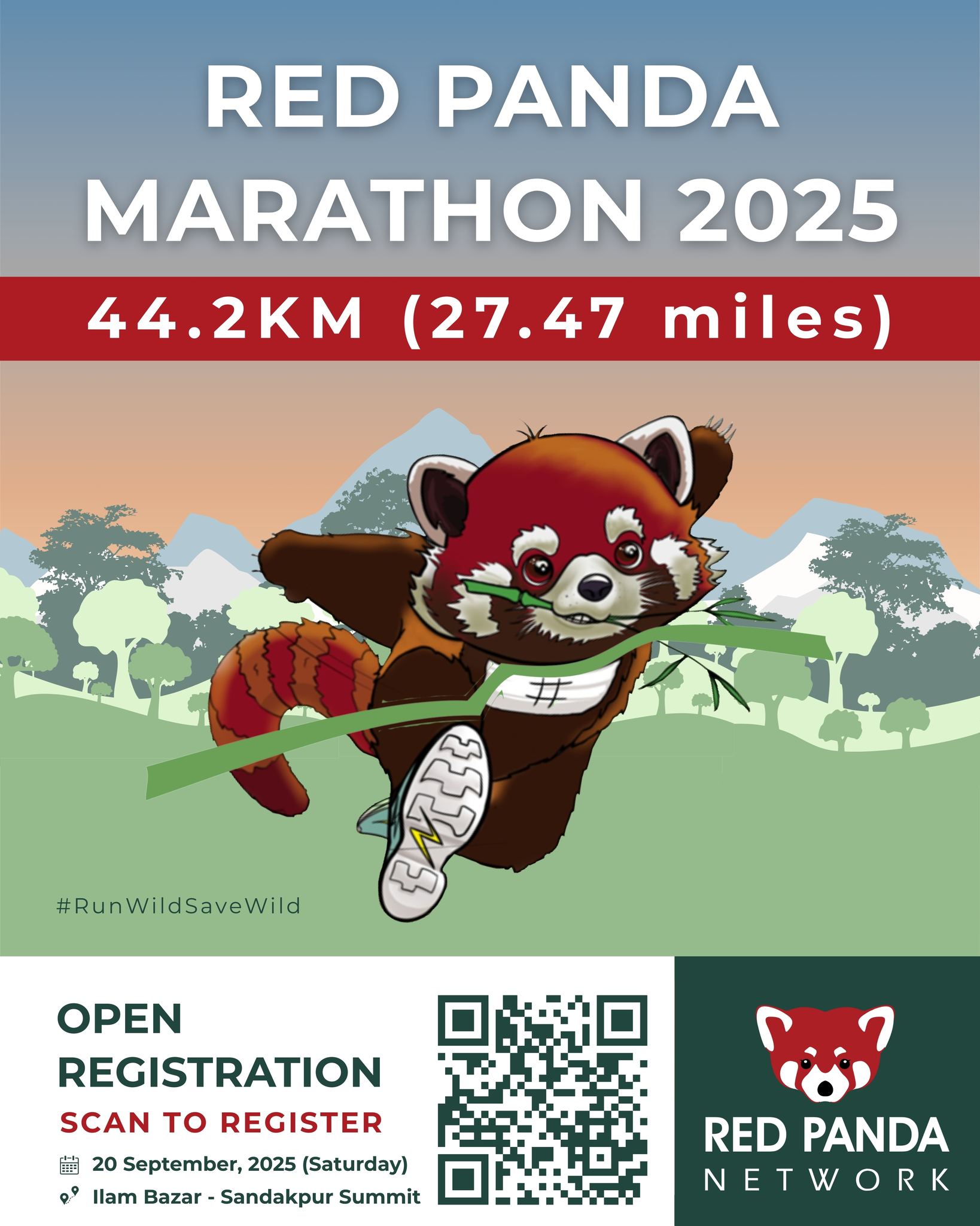 Red - #RunWildSaveWild We’re excited to announce the Red Panda Marathon ...
